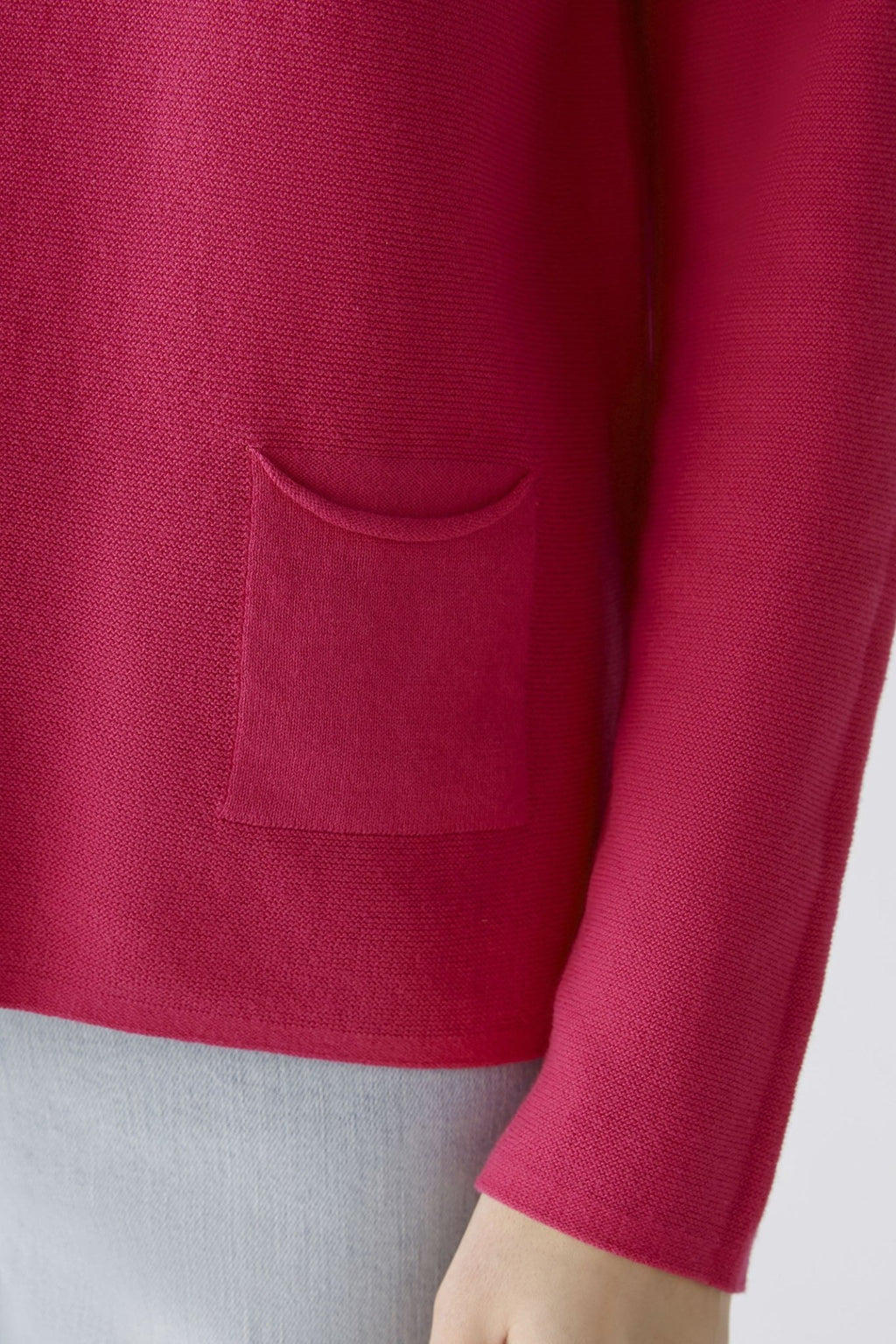 Oui 79915 Keiko Pink Wide Neck Jumper - Dotique