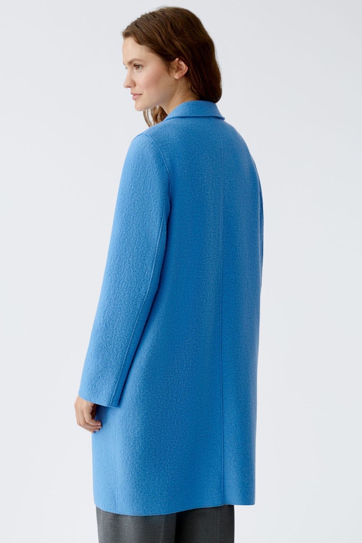 Oui 79918 Corn Flower Blue Mayson Coat - Dotique