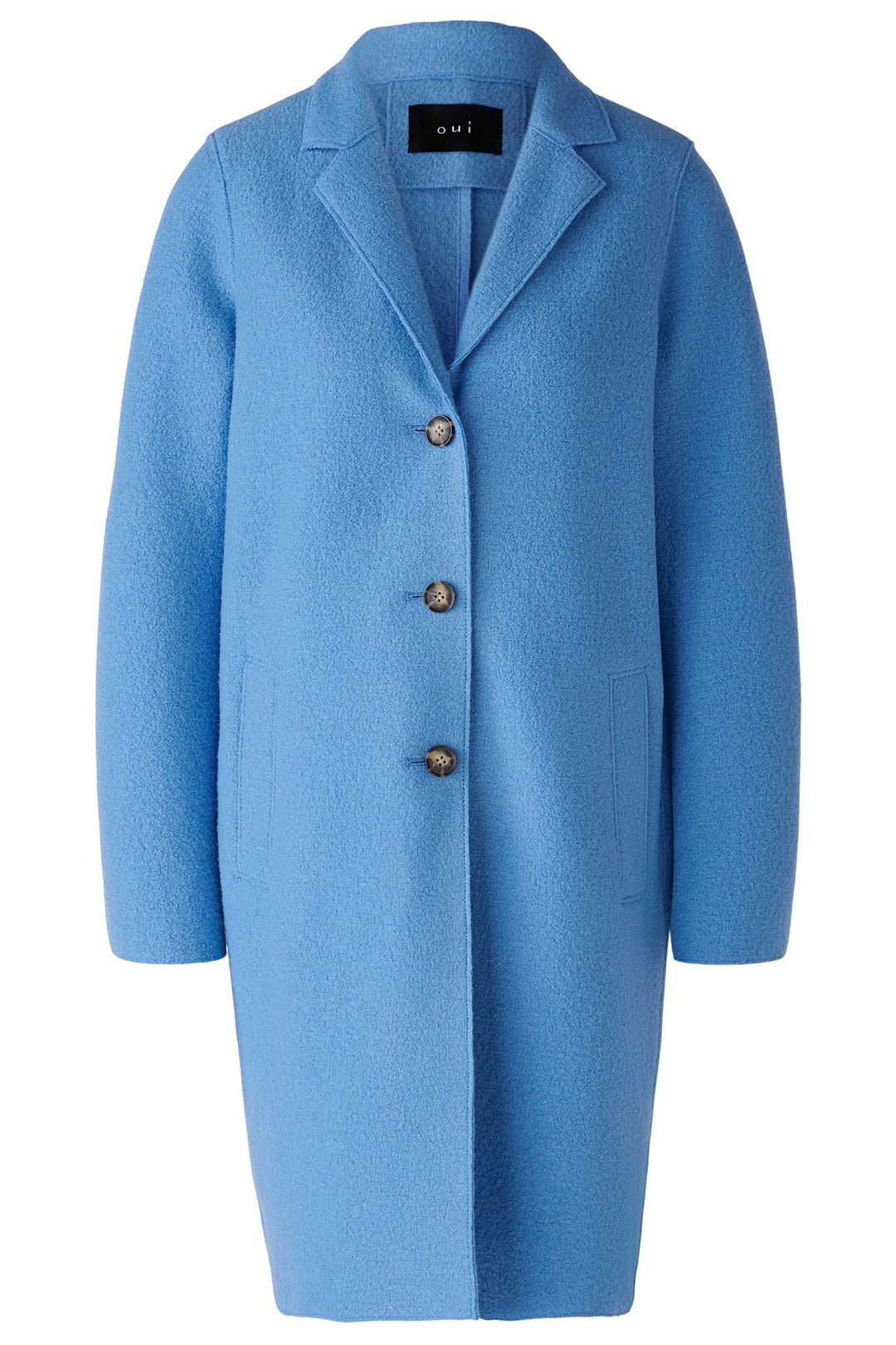 Oui 79918 Corn Flower Blue Mayson Coat - Dotique