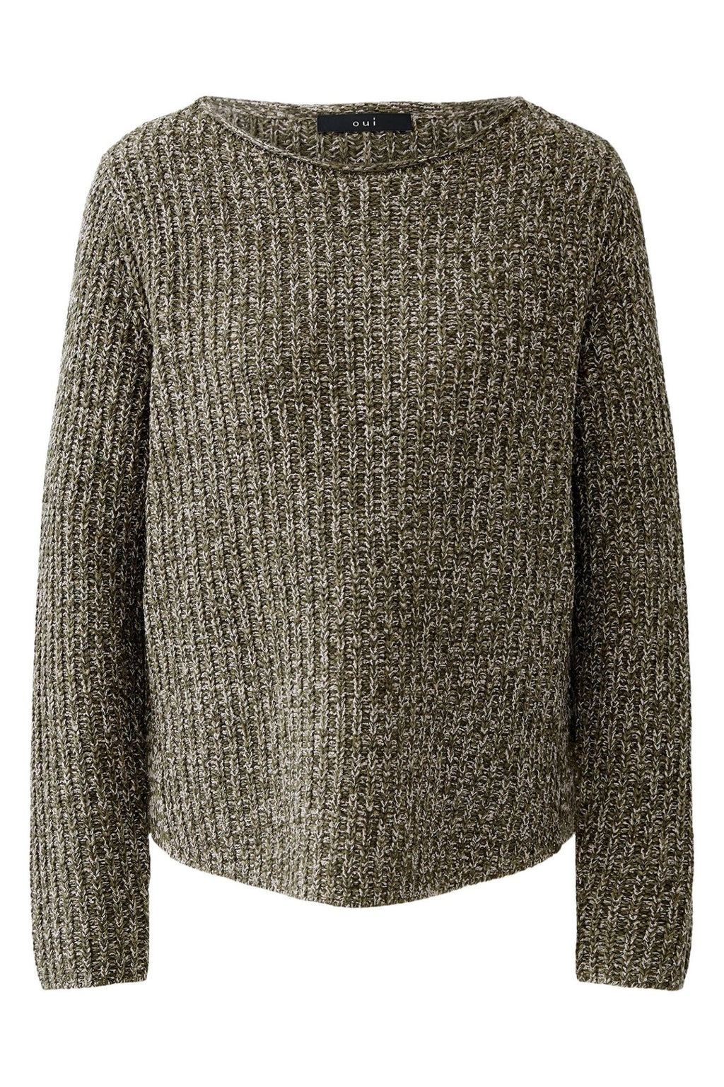 Oui 88325 Khaki Green 0683 Jumper - Dotique - Oui