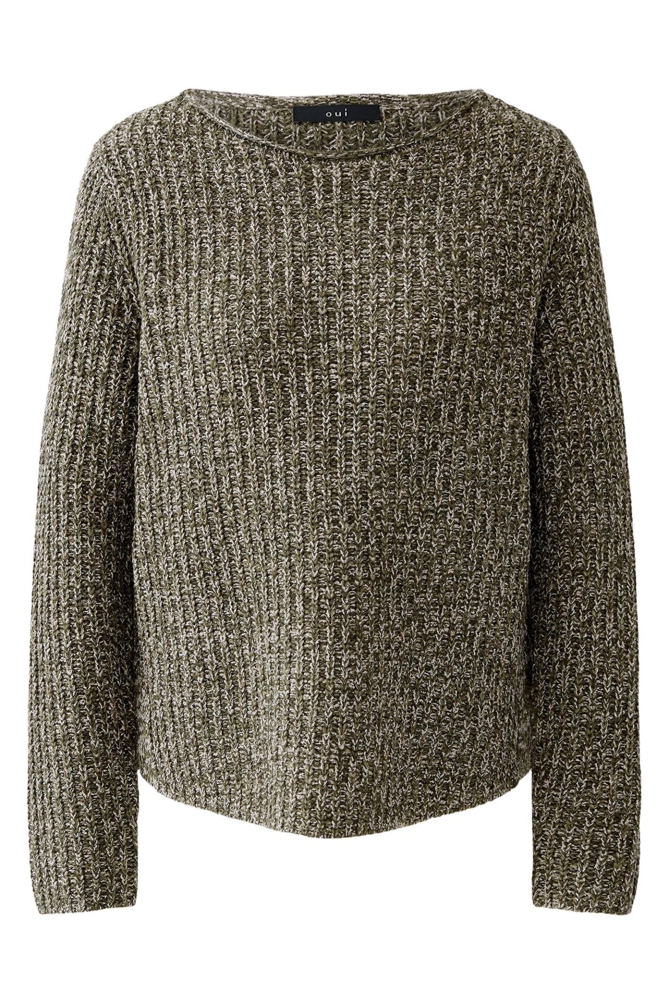 Oui 88325 Khaki Green 0683 Jumper - Dotique - Oui