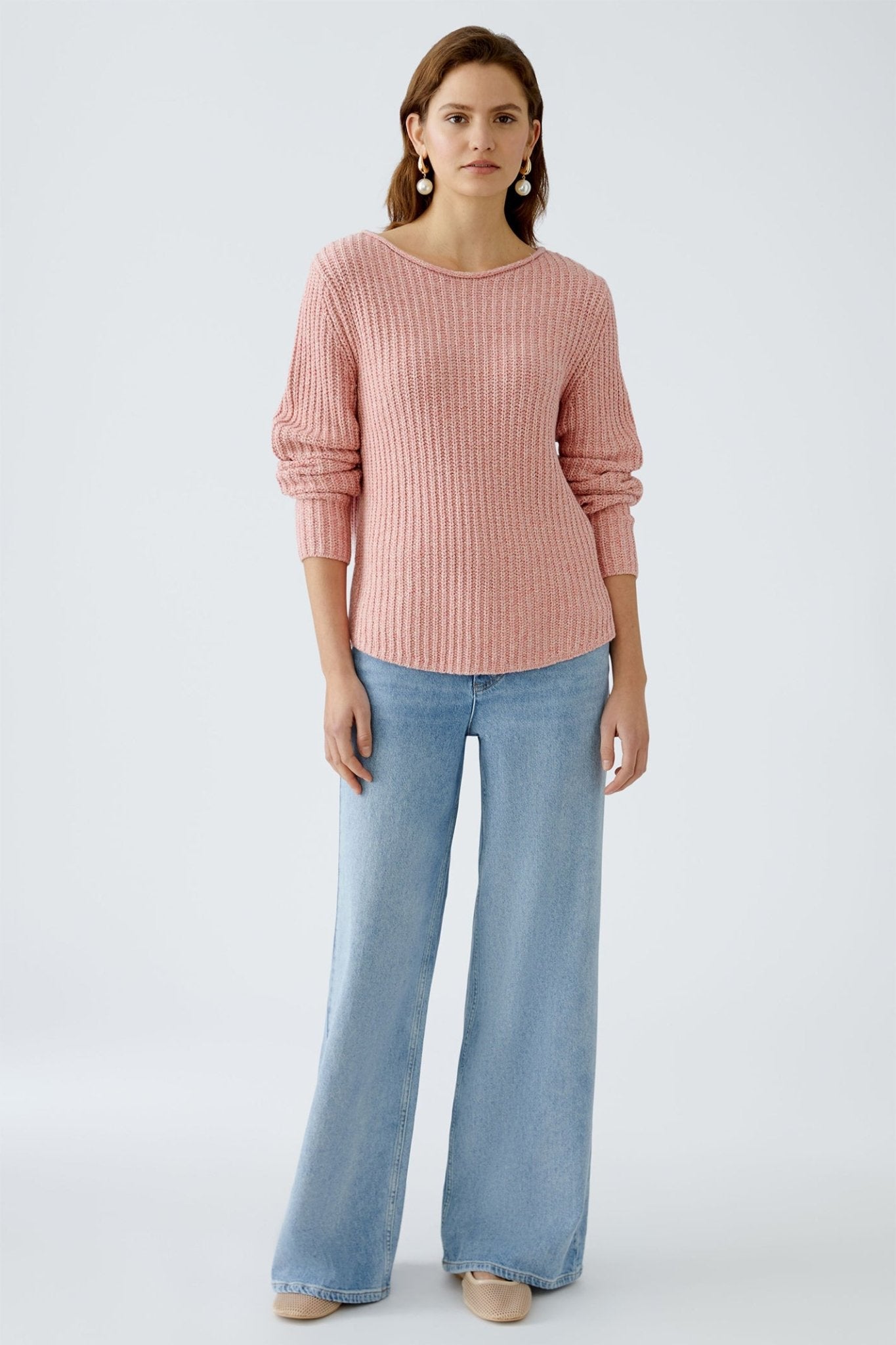 Oui 88325 Rose Pink 0313 Jumper - Dotique - Oui