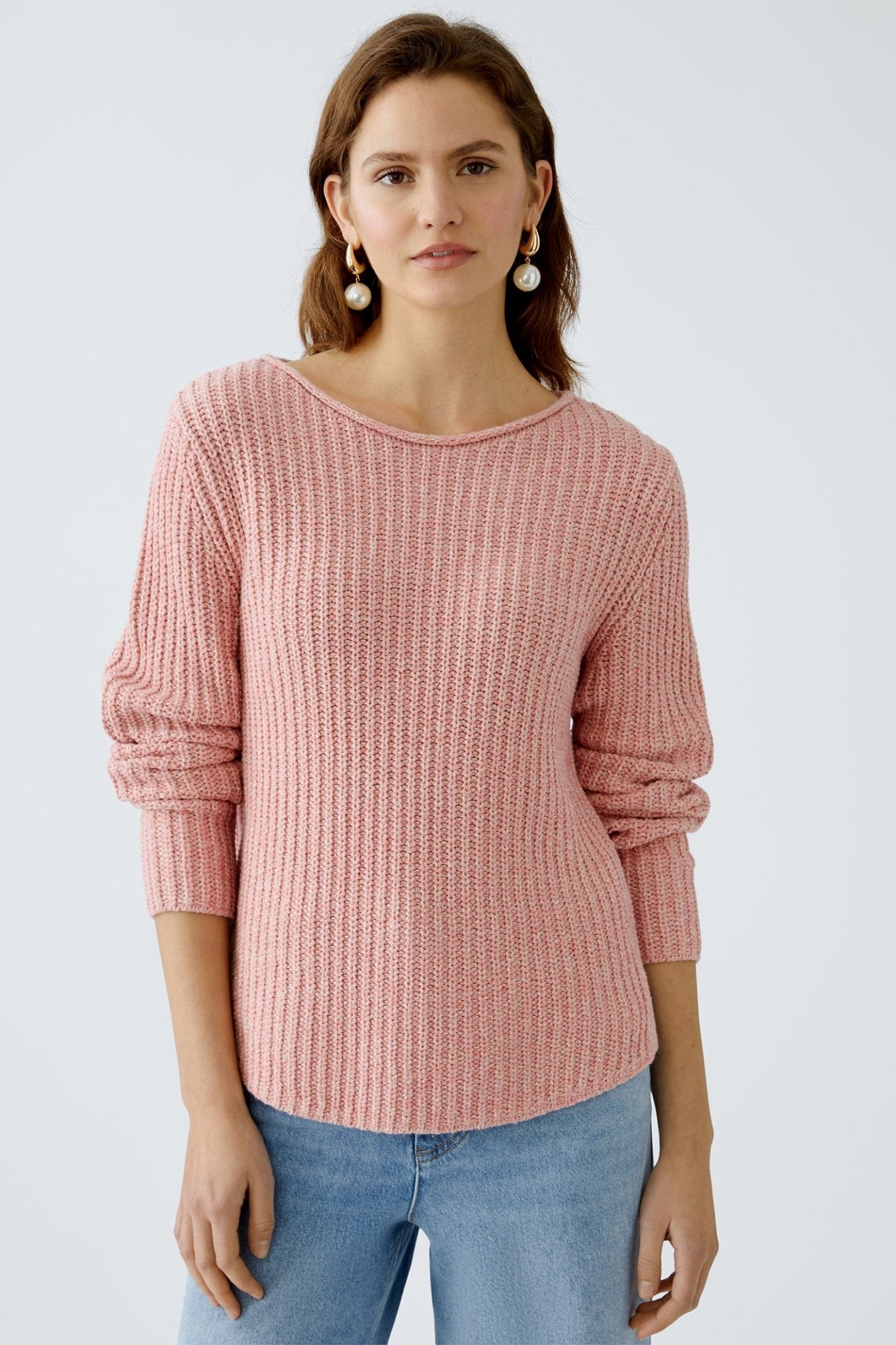 Oui 88325 Rose Pink 0313 Jumper - Dotique - Oui