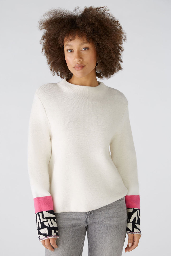 Oui 89584 Stone Pink Jumper - Dotique