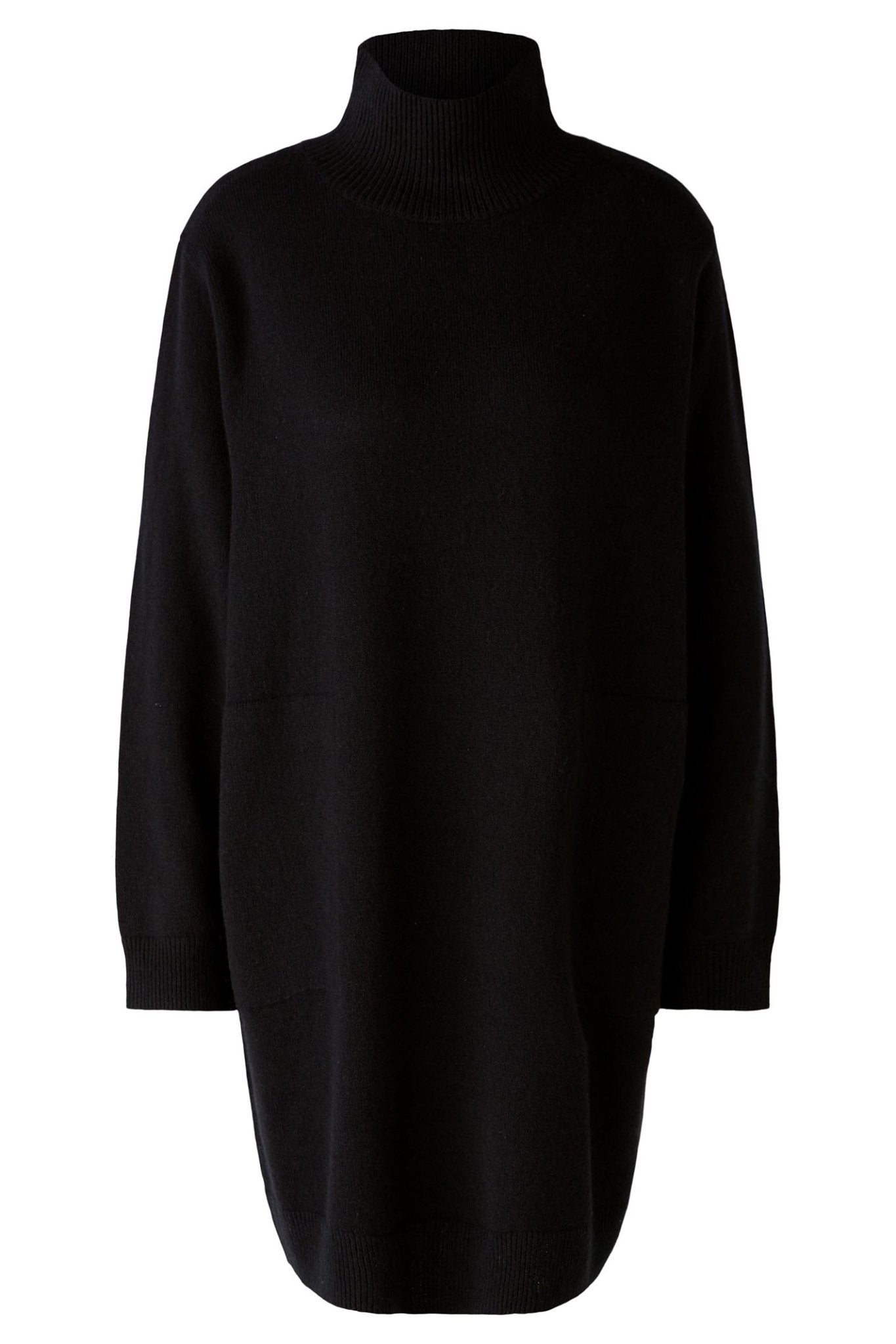 Oui 89831 Black Knitted Dress - Dotique