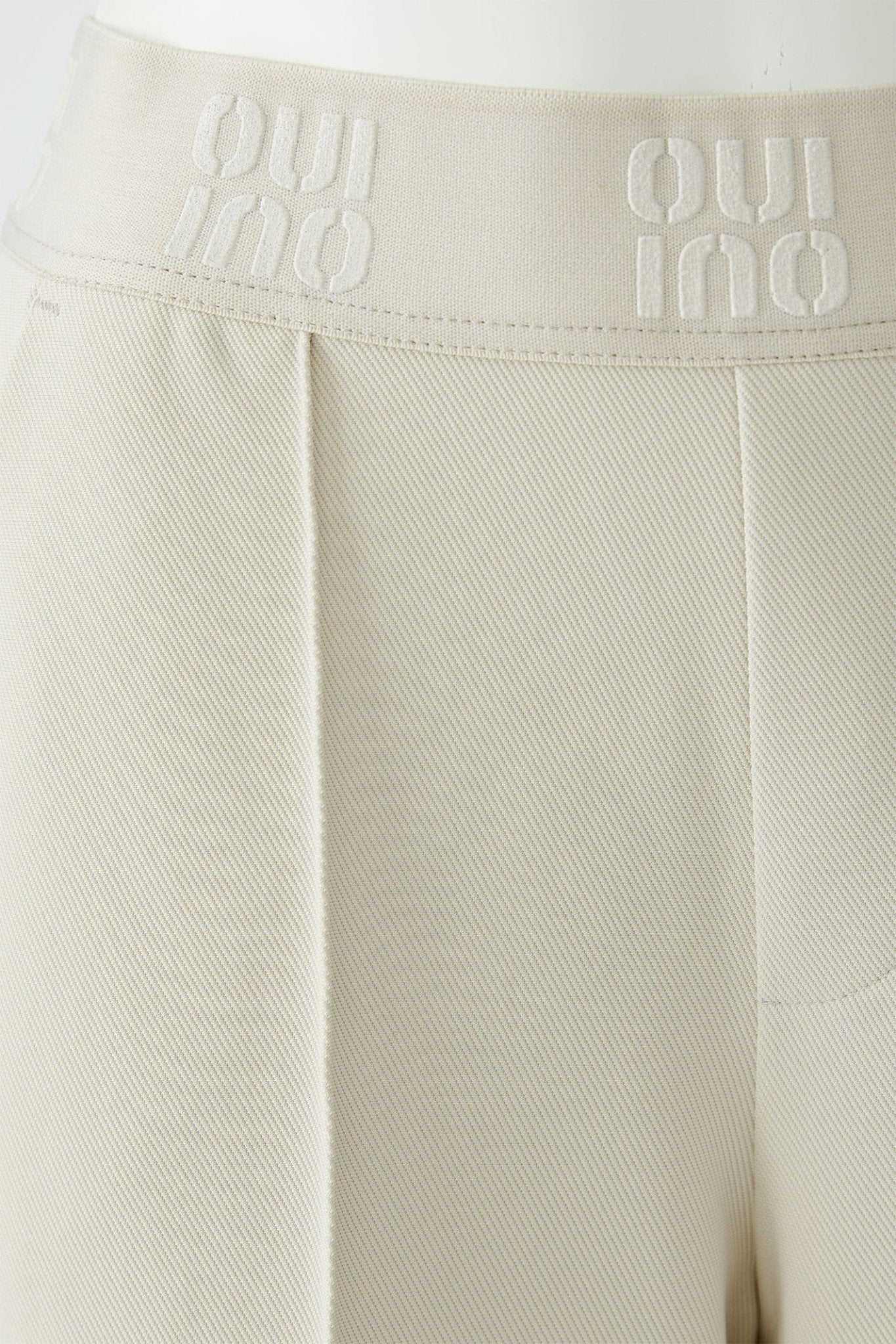 Oui 91737 Offwhite 1136 Pull - On Trousers - Dotique - Oui