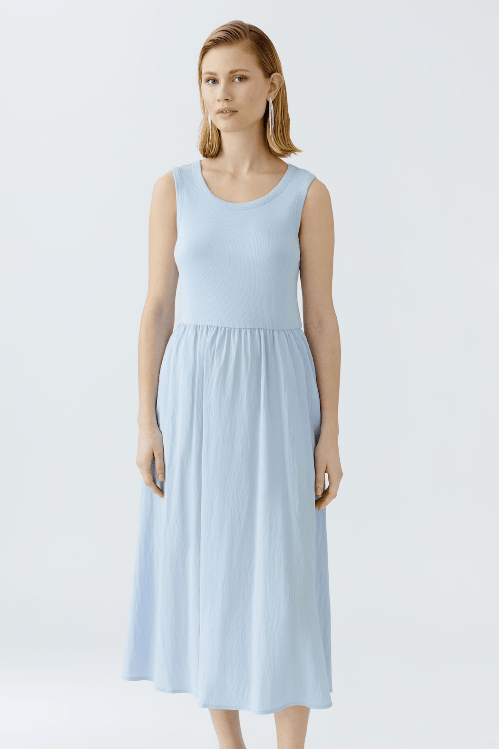 Oui 91814 Powder Blue Maxi Dress - Dotique