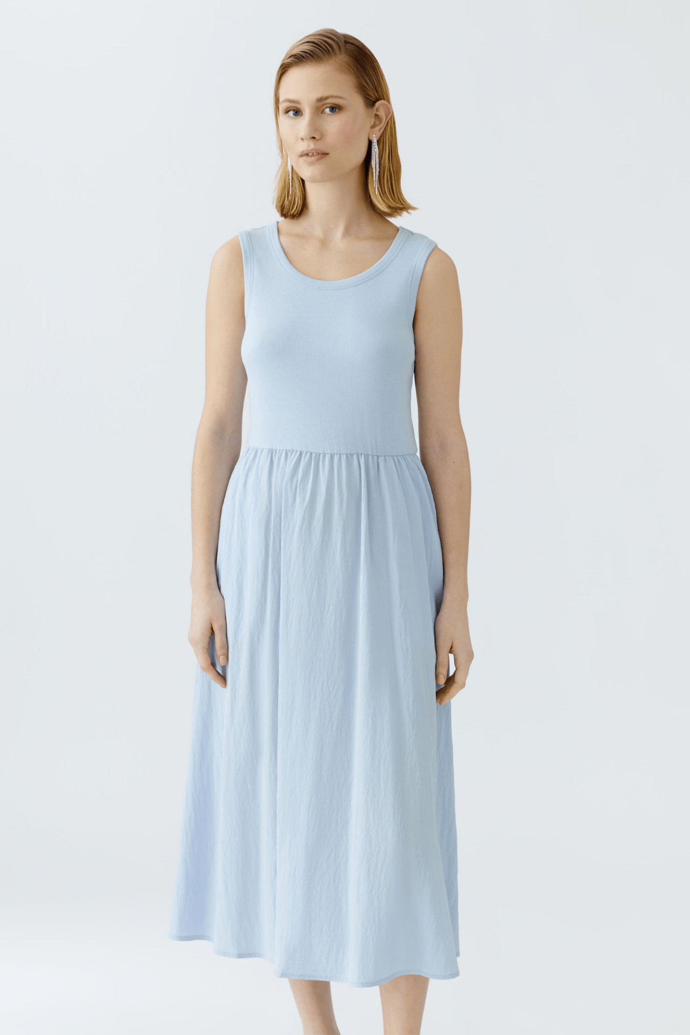 Oui 91814 Powder Blue Maxi Dress - Dotique