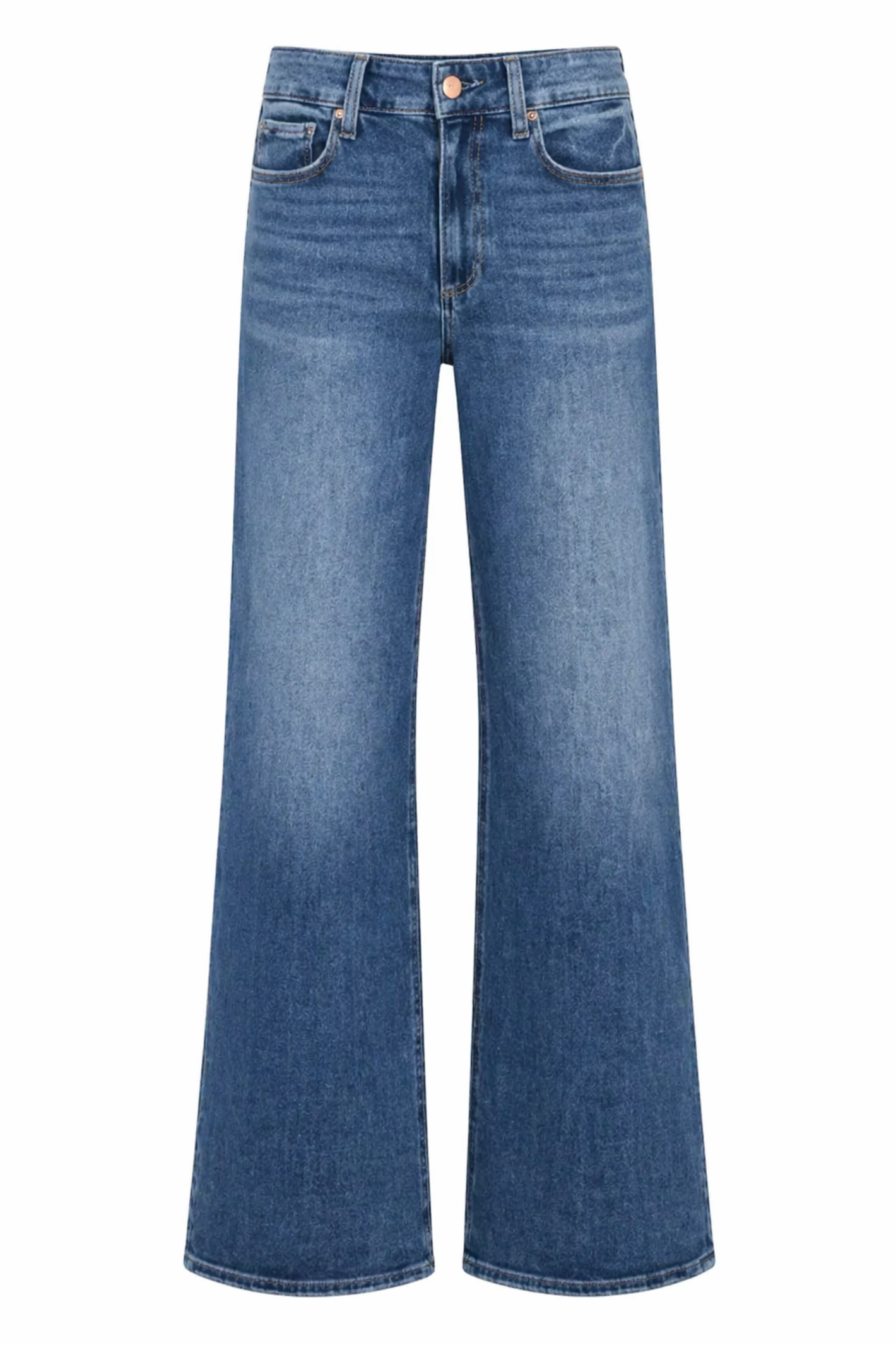 PAIGE Anessa 31" High Rise Wide Leg Jeans Freeride