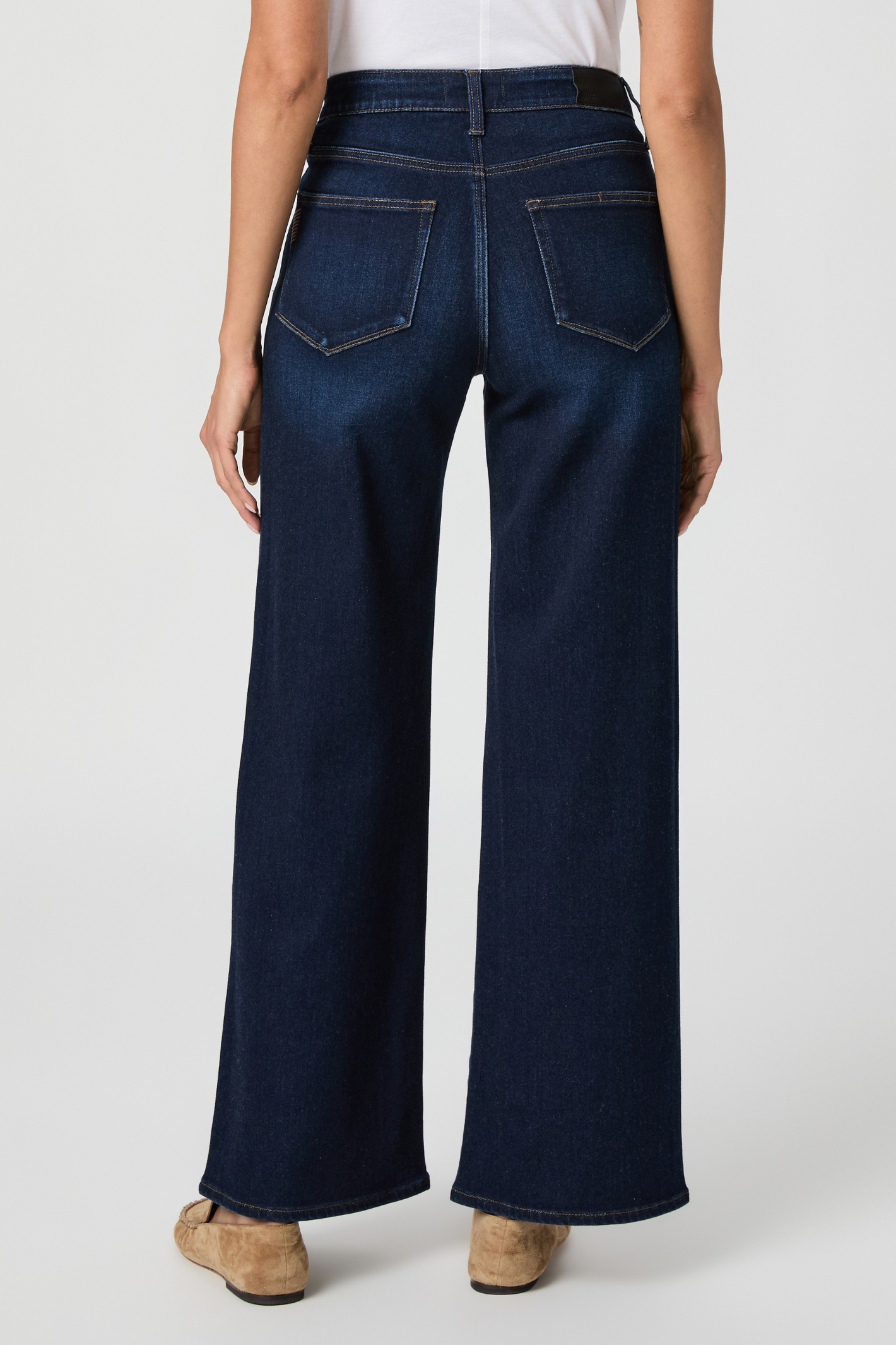 PAIGE Anessa 31" W/ Braided Pocket Edge Jeans - Eterno by PAIGE, shop PAIGE at Dotique for stylish denim options.