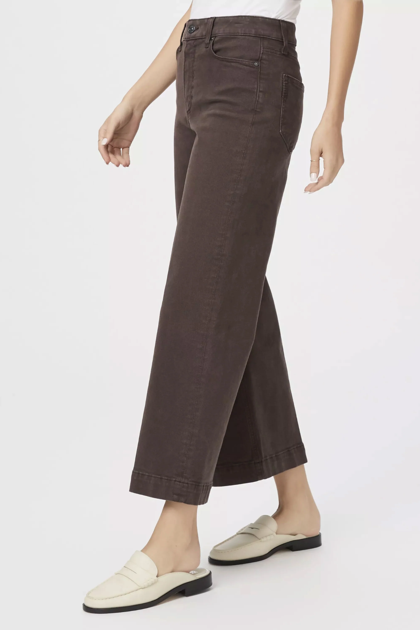 PAIGE Anessa wide-leg jeans in Rich Chocolate – Dotique
