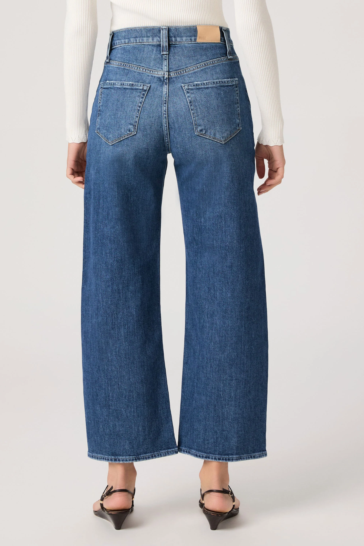 PAIGE Arellia Ankle barrel leg jeans in Stoneview – Dotique