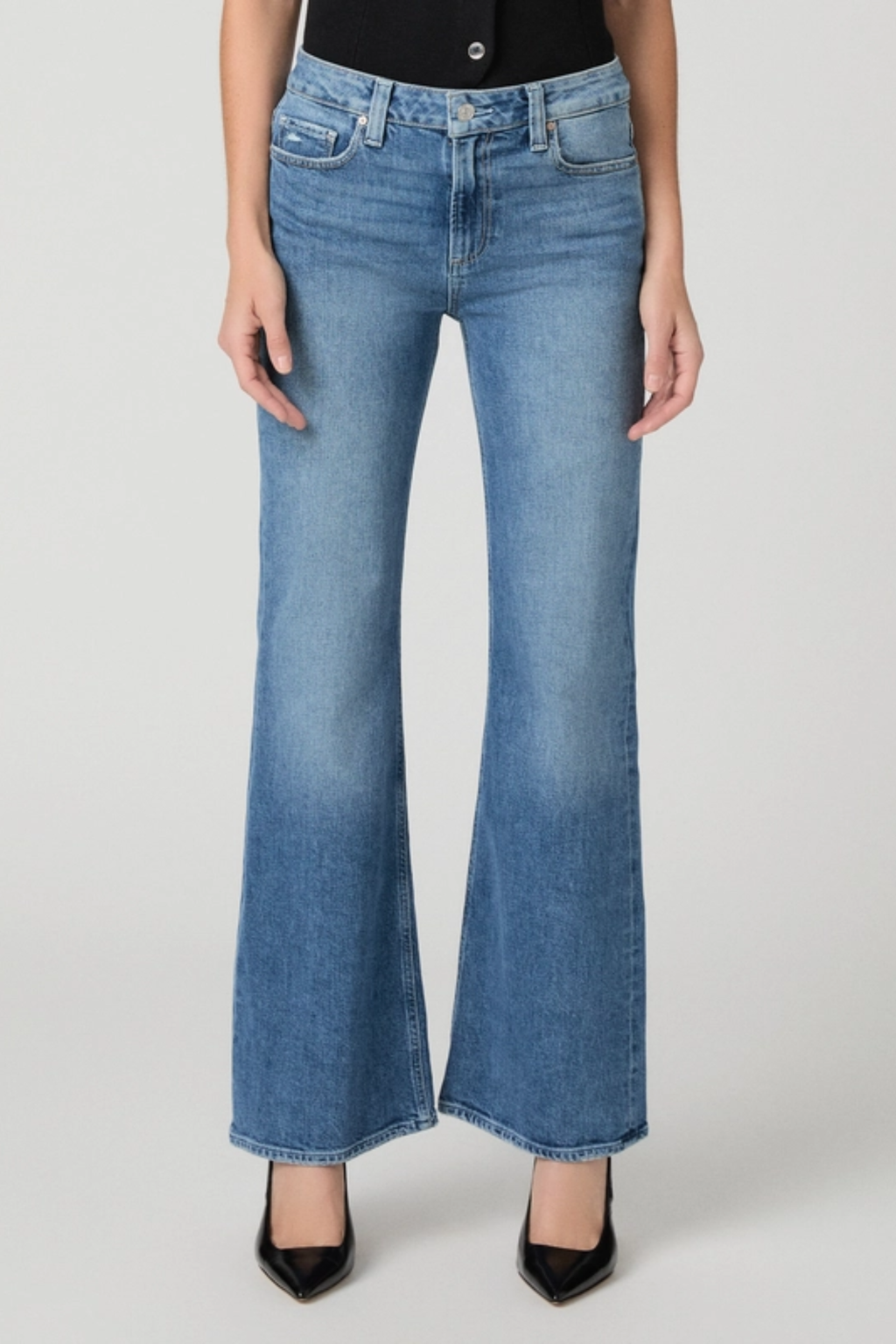 Paige Jeans Sofia 31" Flare Jeans Frittata