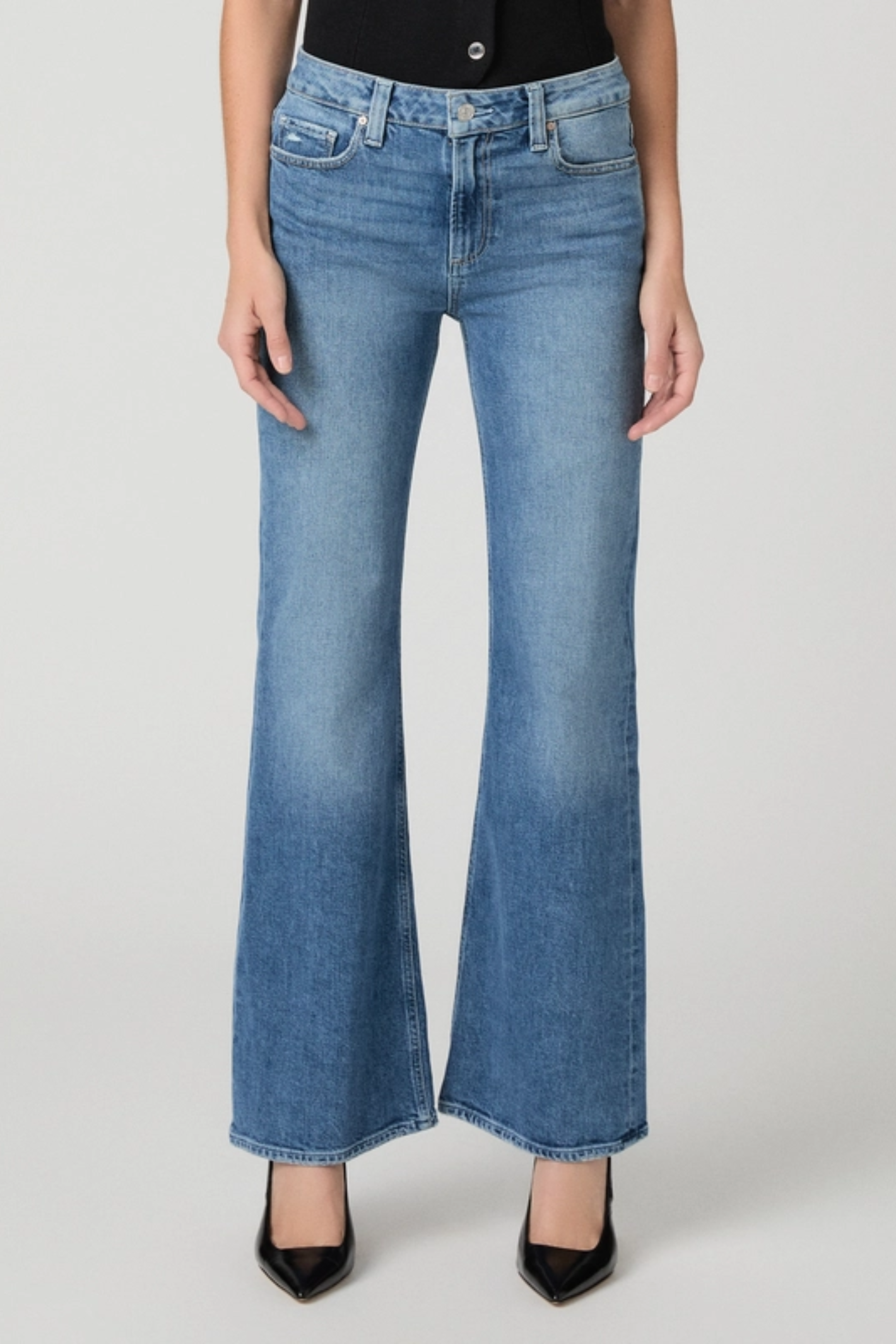 Paige Jeans Sofia 31" Flare Jeans Frittata