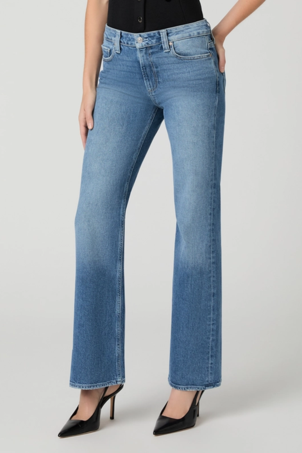 Paige Jeans Sofia 31" Flare Jeans Frittata