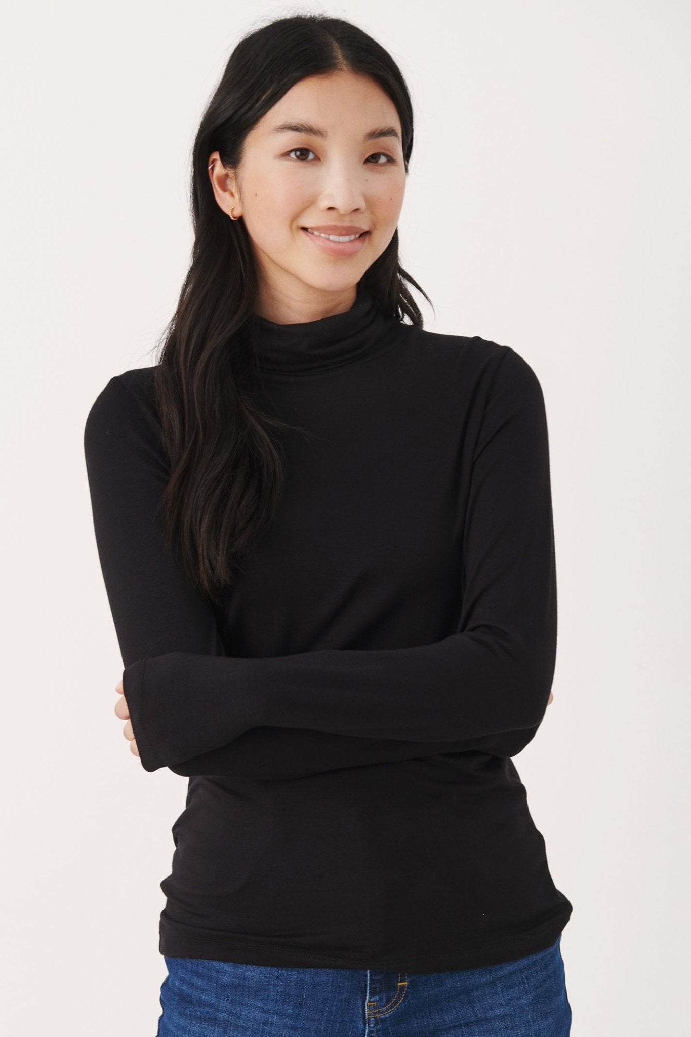 Part Two 30305503 EfinasPW Long Sleeve T-Shirt Black - Dotique - Part Two