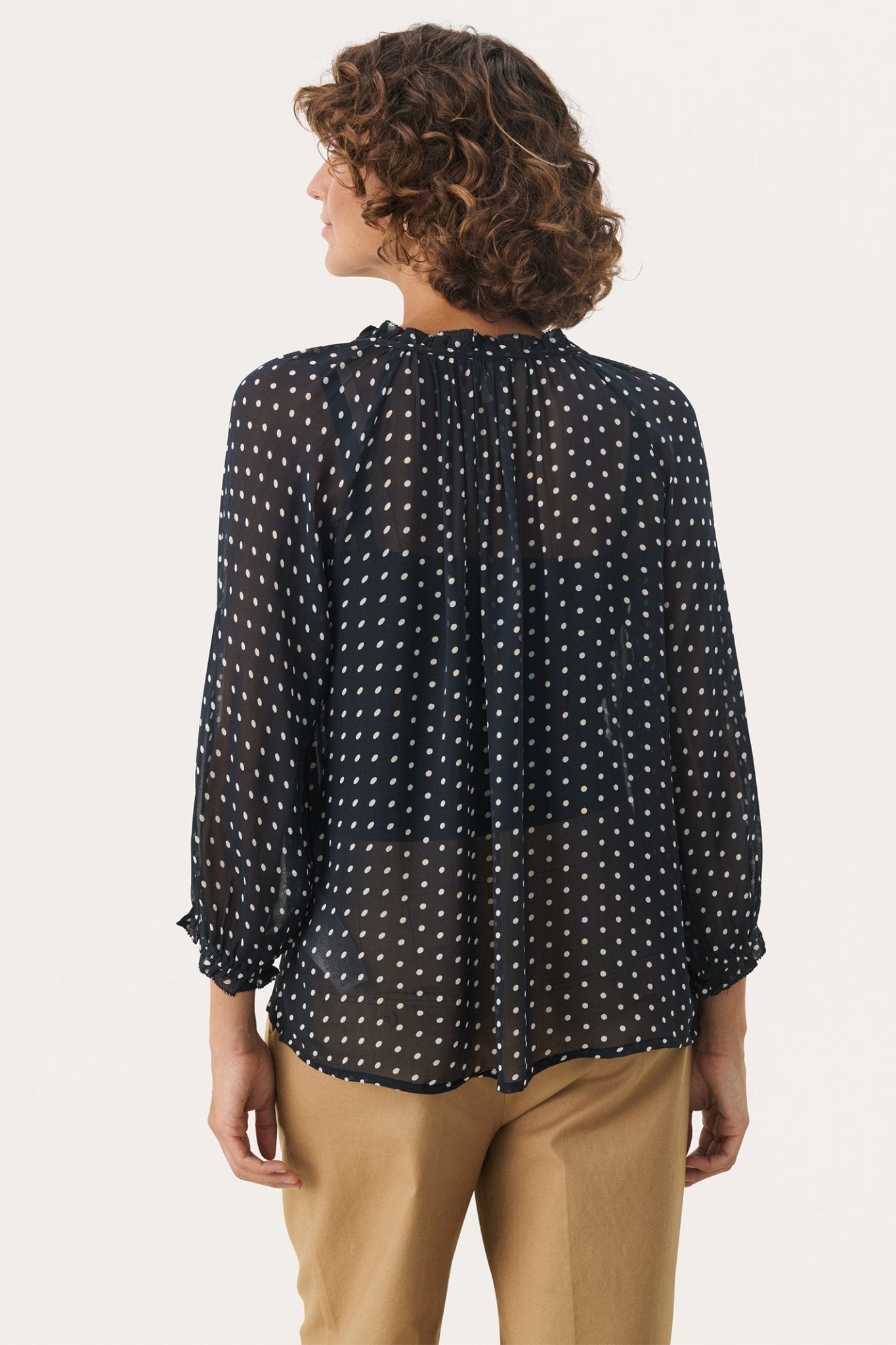 Part Two 30308415 Elsia Polka Dot Blouse - Dotique