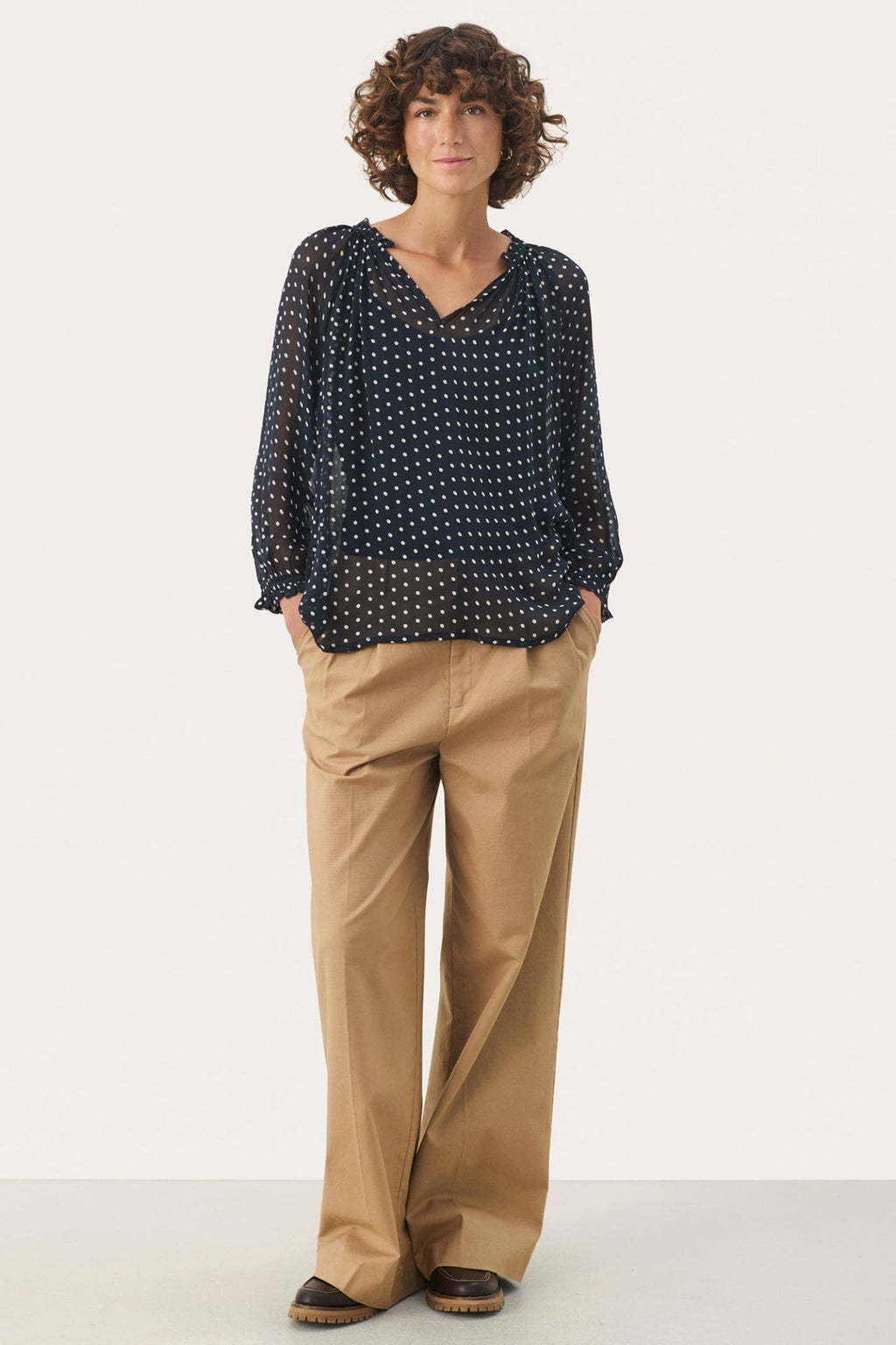 Part Two 30308415 Elsia Polka Dot Blouse - Dotique