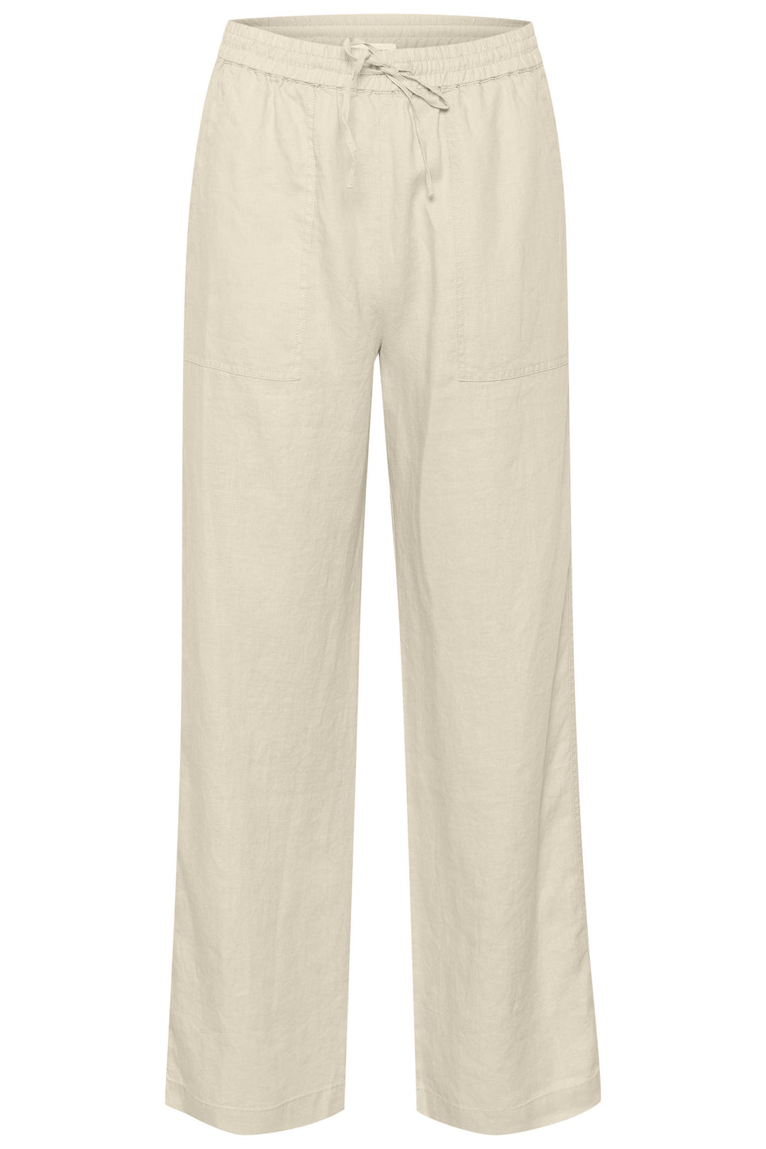 Part Two 30308455 EniolaPW PA French Oak Taupe Linen Trousers - Dotique