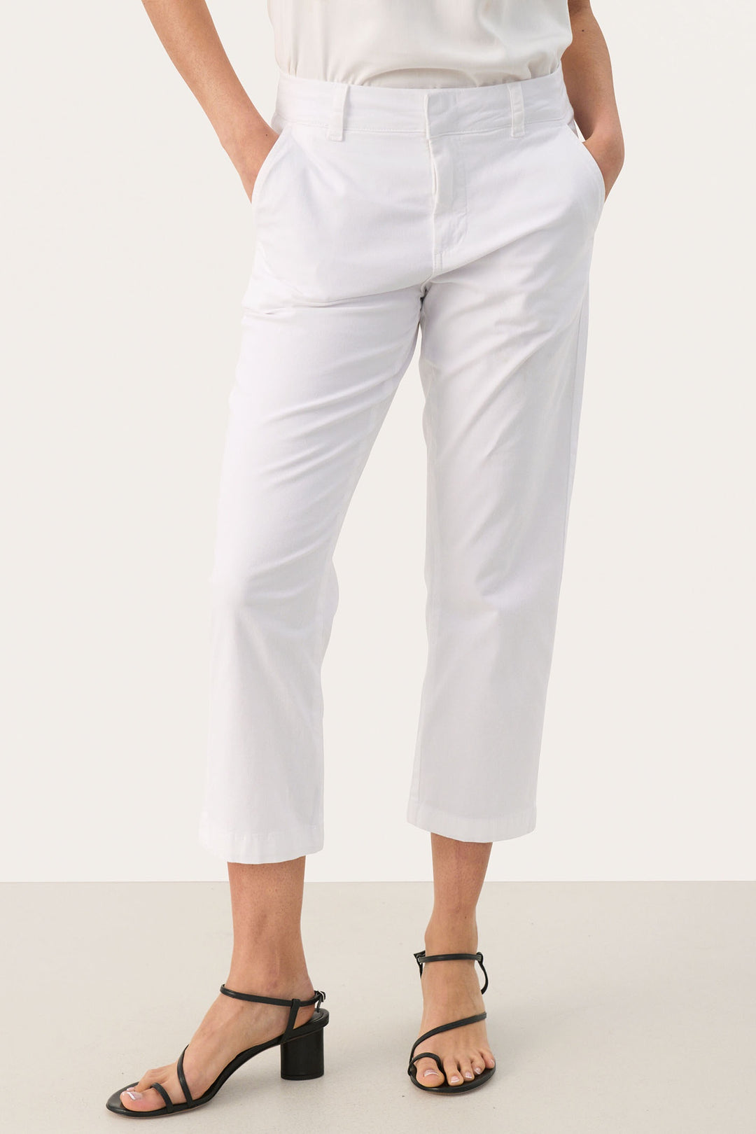 Part Two 30308589 SoffynsPW Bright White Cropped Trousers - Dotique