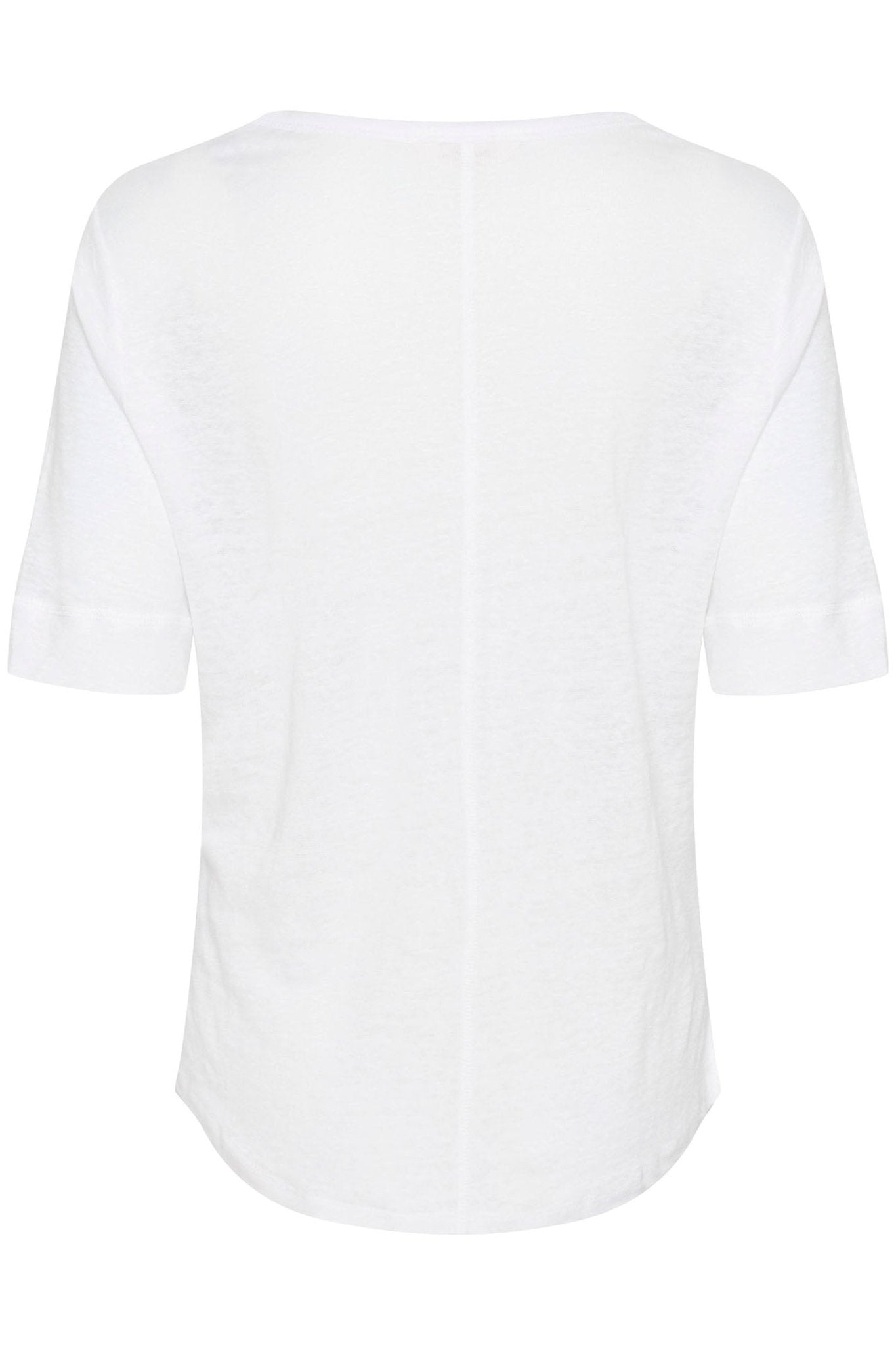 Part Two 30308736 CurliesPW TS Bright White V-Neck T-Shirt - Dotique