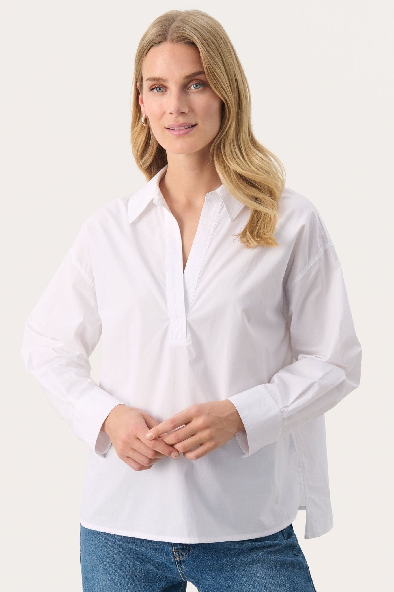 Part Two 30308868 LynnePW Shirt Bright White - Dotique - Part Two