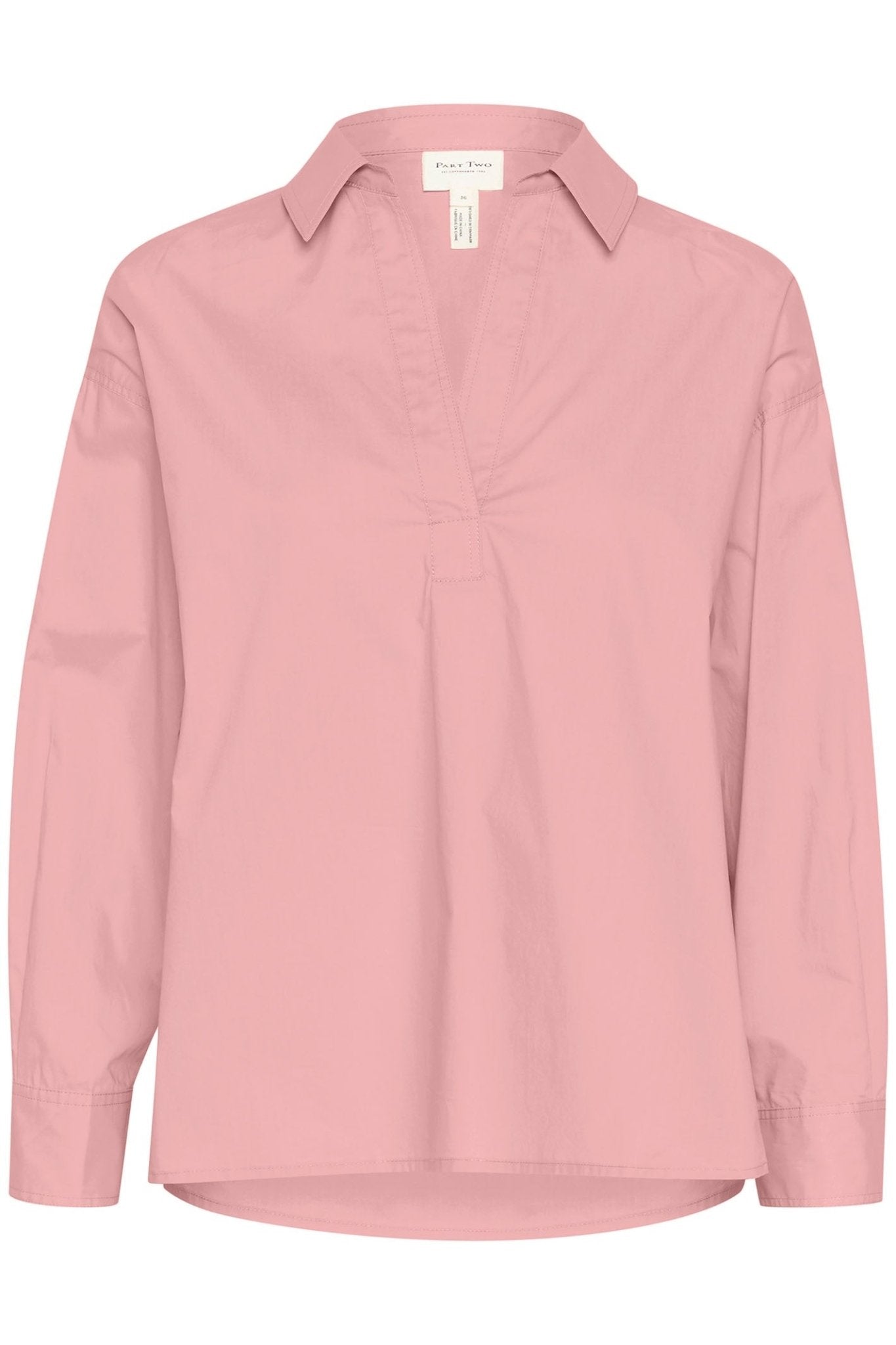 Part Two 30308868 LynnePW Shirt Silver Pink - Dotique - Part Two
