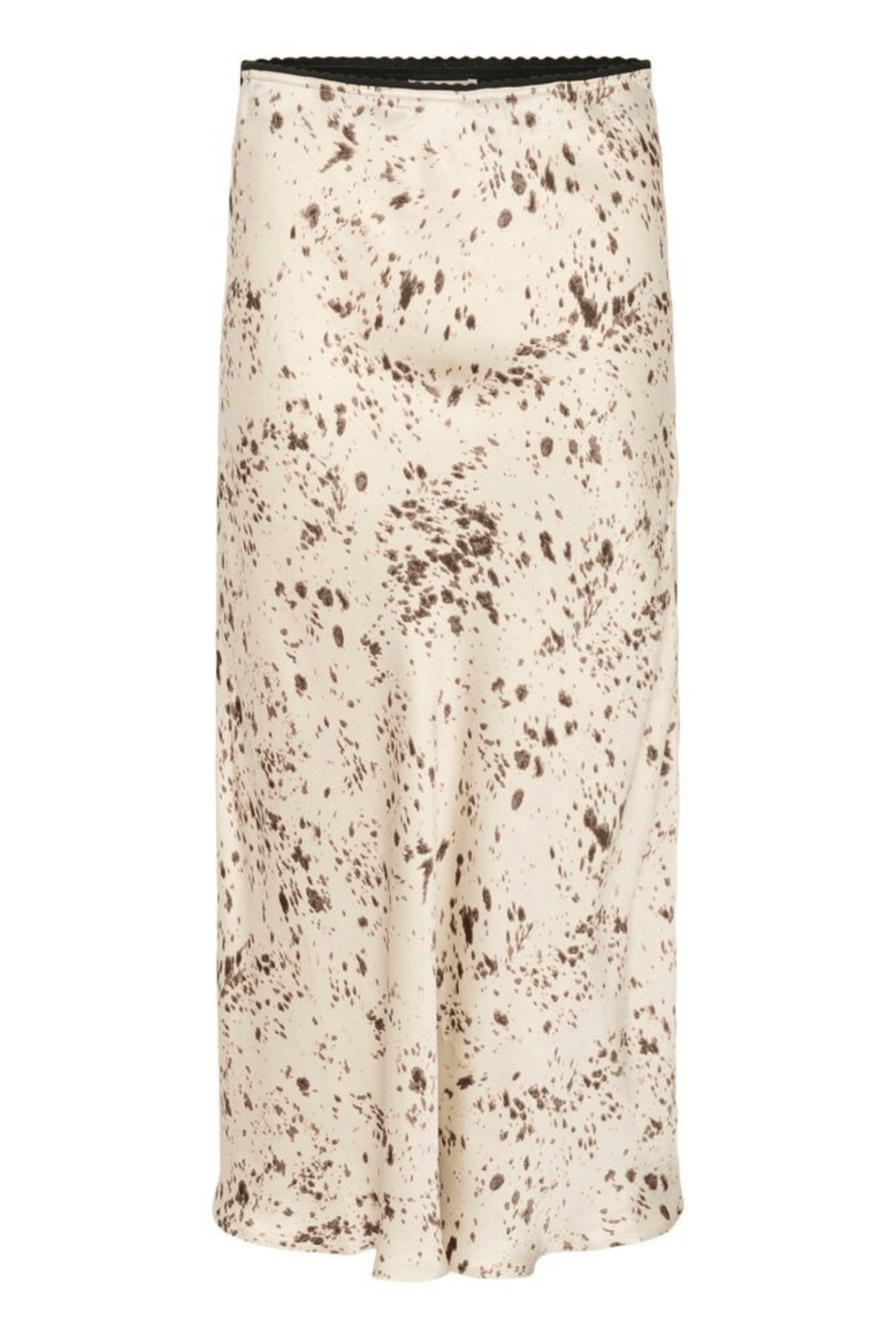 Part Two LaurinaPW slim fit midi skirt in French oak scattered print with elastic waist, available at Dotique