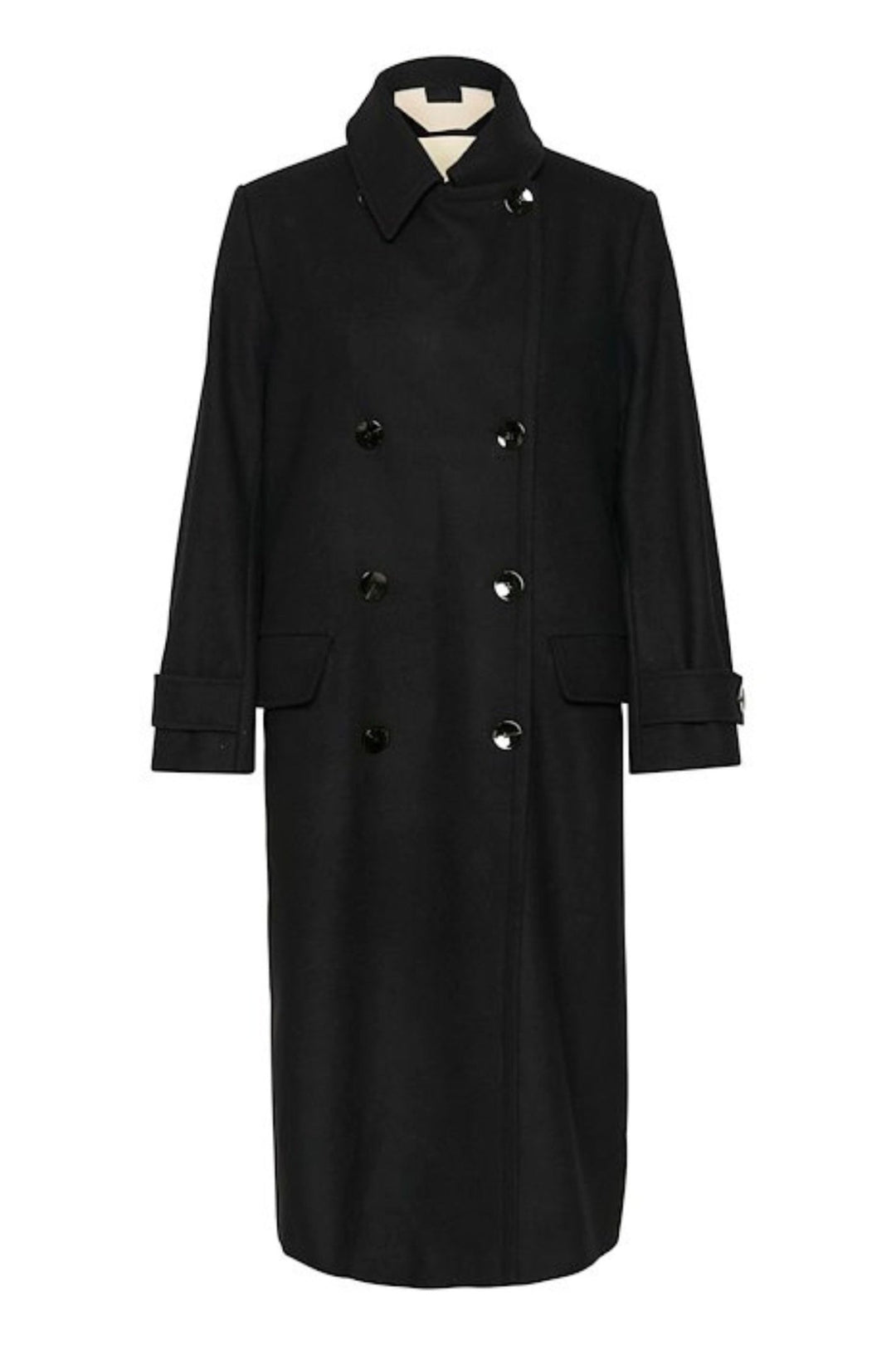 Part Two 30309292 LizePW Black Wool Coat - Dotique - Part Two