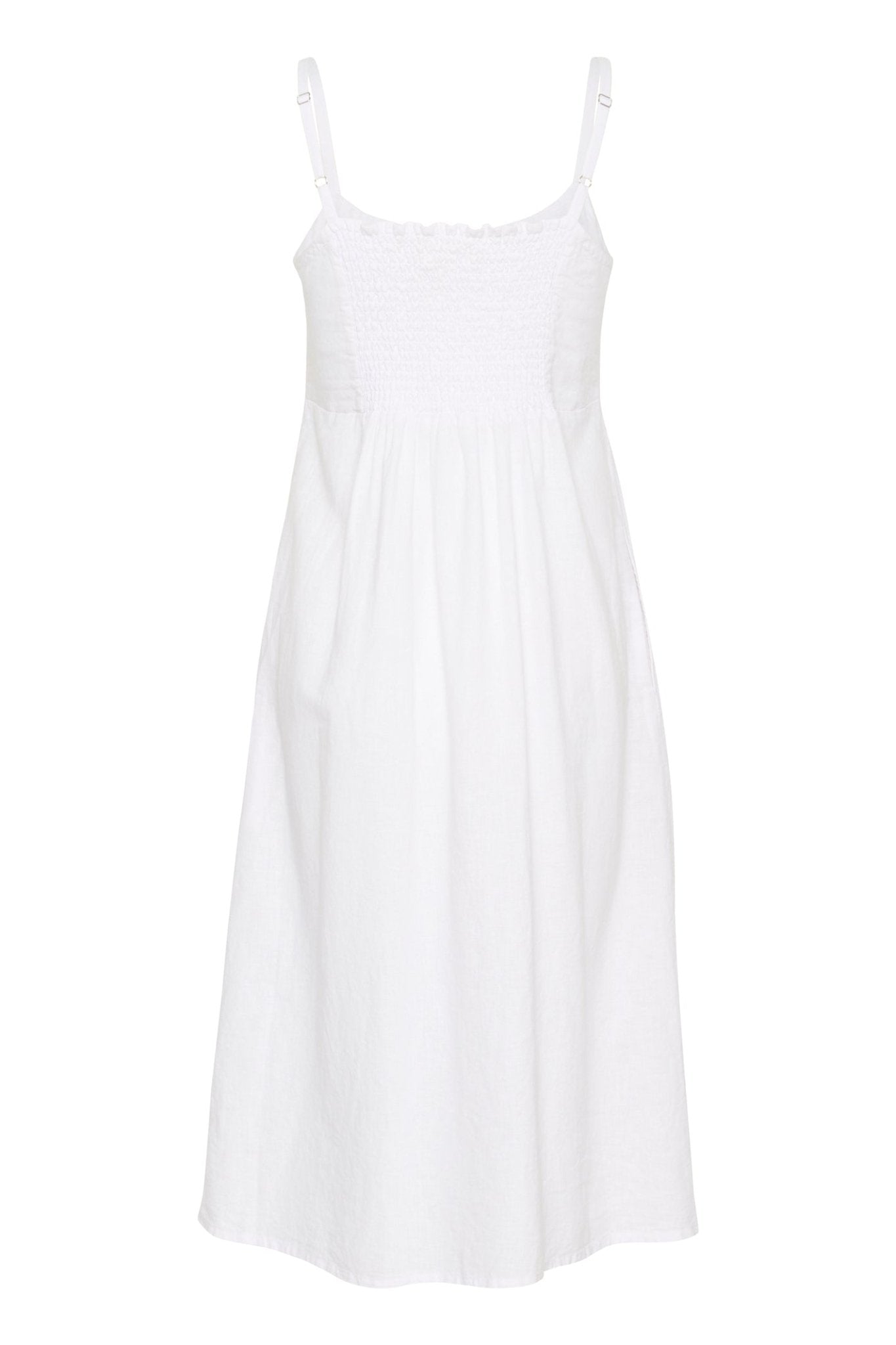 Part Two 30309615 ReysaPW Linen Dress Bright White - Dotique
