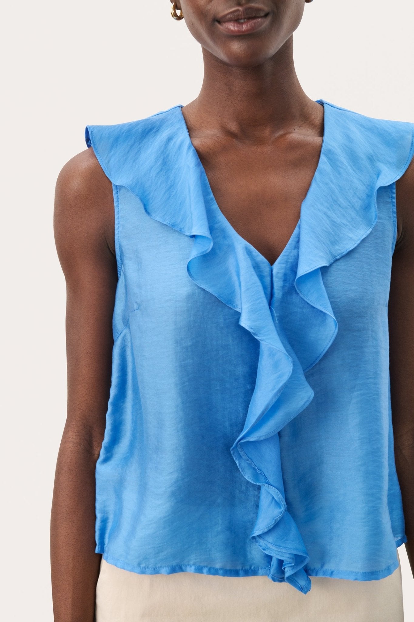 Part Two 30309642 RuePW Blouse Marina Blue - Dotique