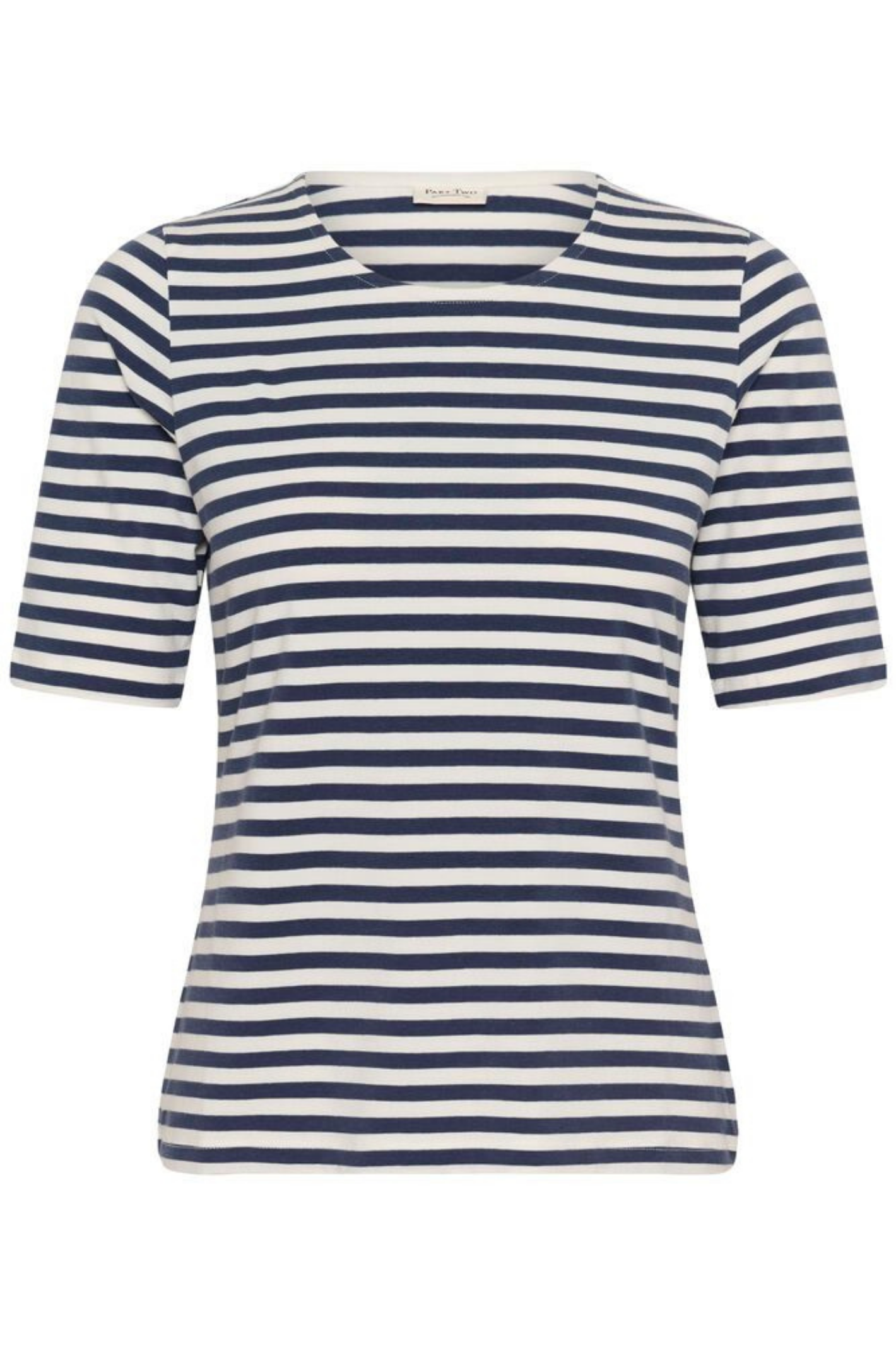 Soft striped T-shirt by Part Two in a modal and organic cotton blend. Comfortable, breathable and easy for everyday wear.