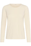 Part Two NemajasPW long sleeve t-shirt in whitecap gray with round neck, available at Dotique