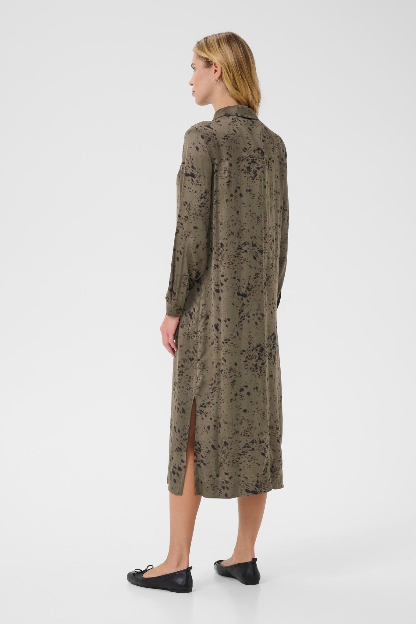 Part Two ShilohPW tarmac scattered texture print shirt dress – Dotique