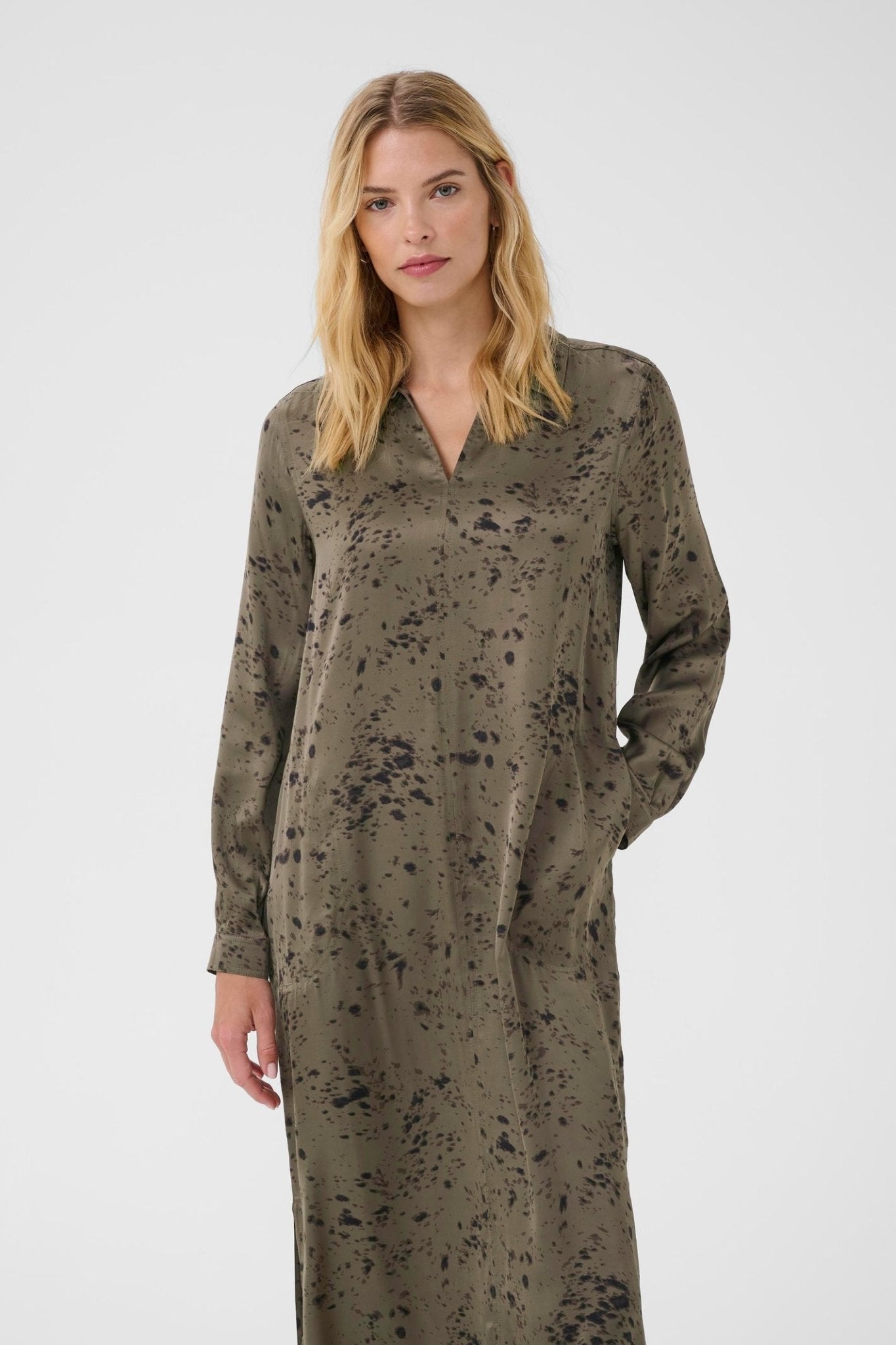 Part Two ShilohPW tarmac scattered texture print shirt dress – Dotique
