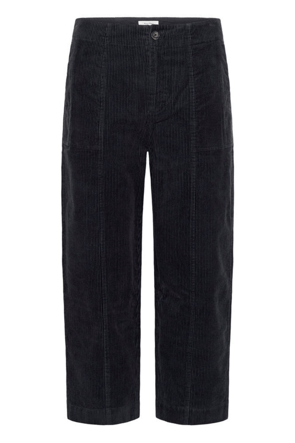 Part Two NettaPW PA cropped corduroy trousers dark navy – Dotique