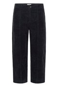 Part Two NettaPW PA cropped corduroy trousers dark navy – Dotique