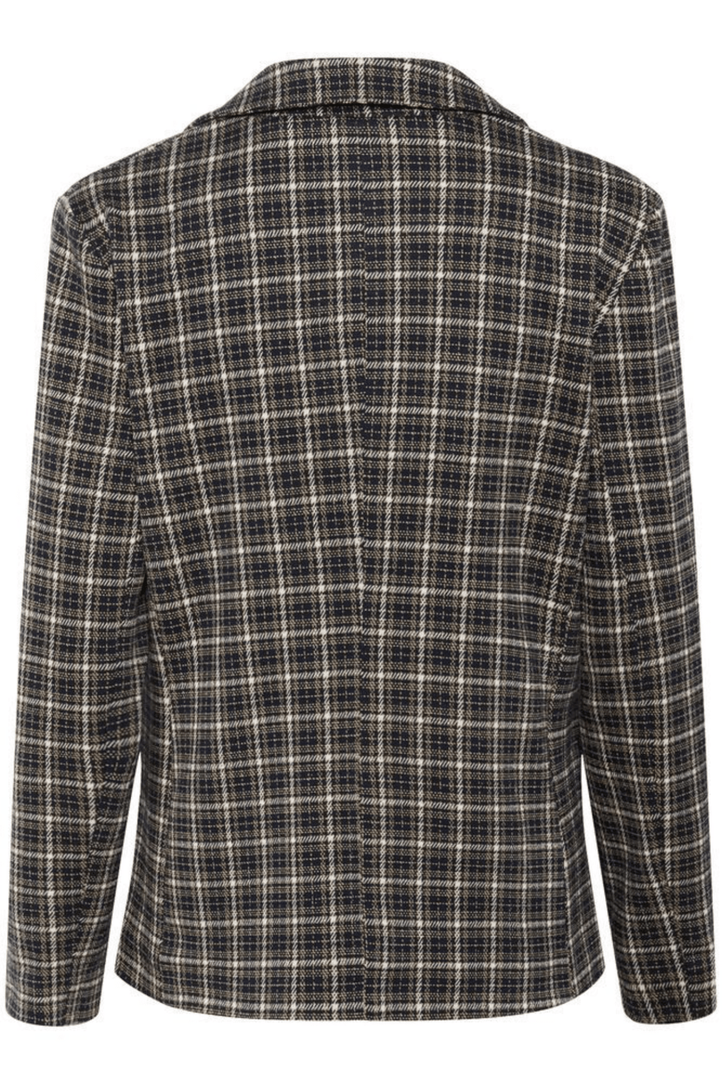 Part Two VinekePW BZ Blazer in dark navy check at Dotique – tailored blazer with button closure and structured fit.