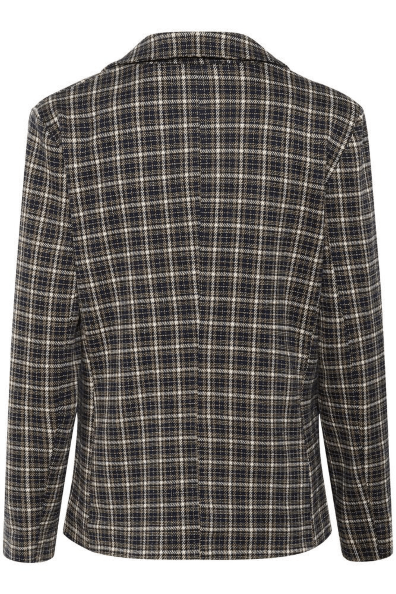 Part Two VinekePW BZ Blazer in dark navy check at Dotique – tailored blazer with button closure and structured fit.