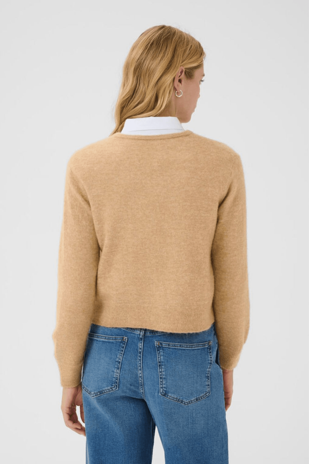 Part Two NinellPW CA knitted cardigan Tiger's Eye melange – Dotique