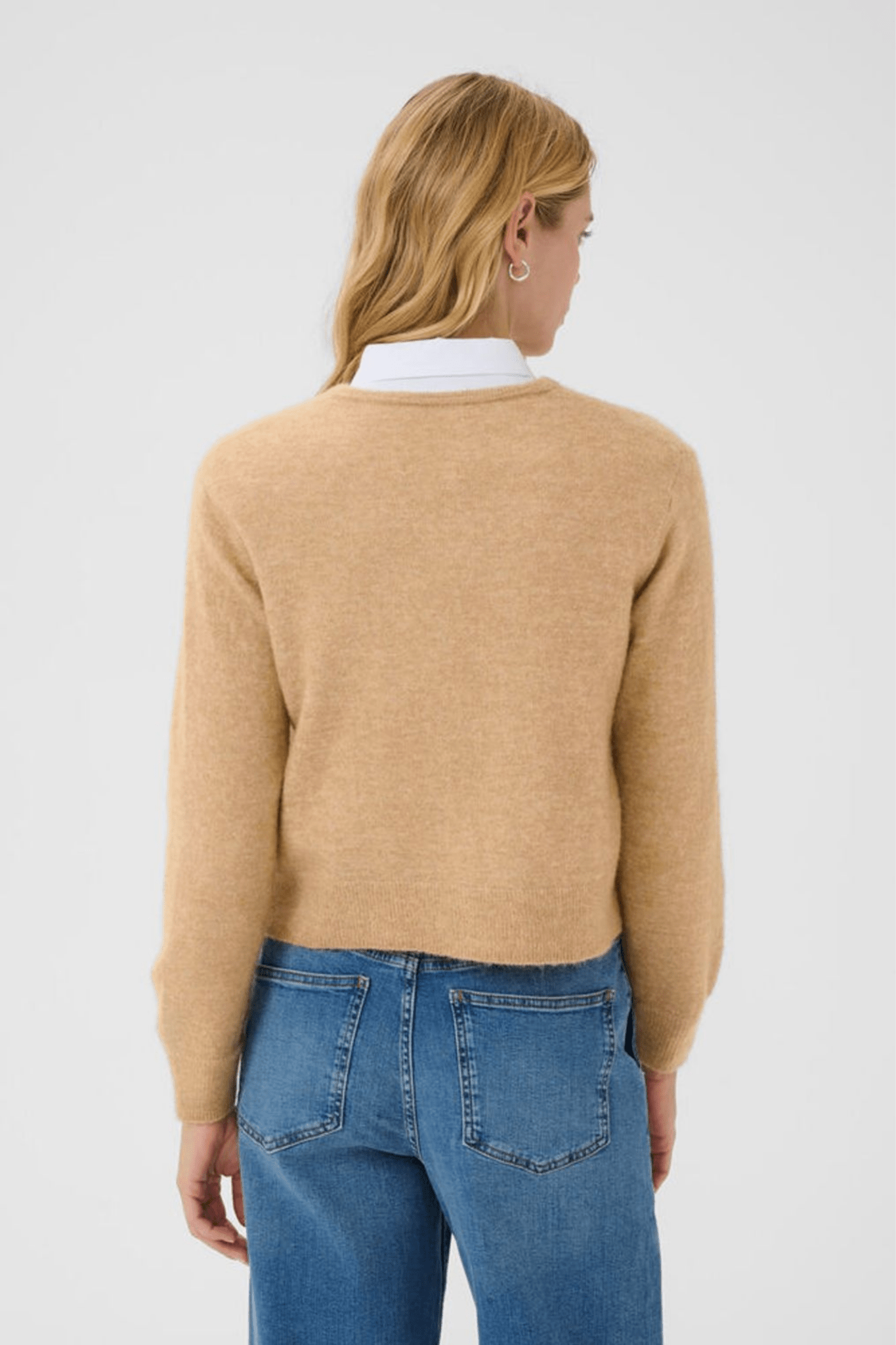 Part Two NinellPW CA knitted cardigan Tiger's Eye melange – Dotique
