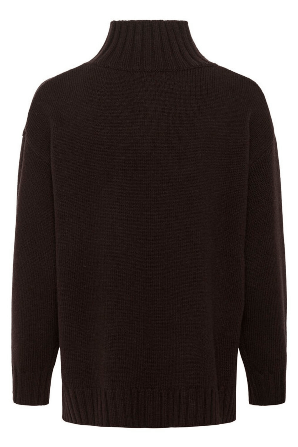 Part Two LilyePW ganache brown funnel neck jumper, available at Dotique
