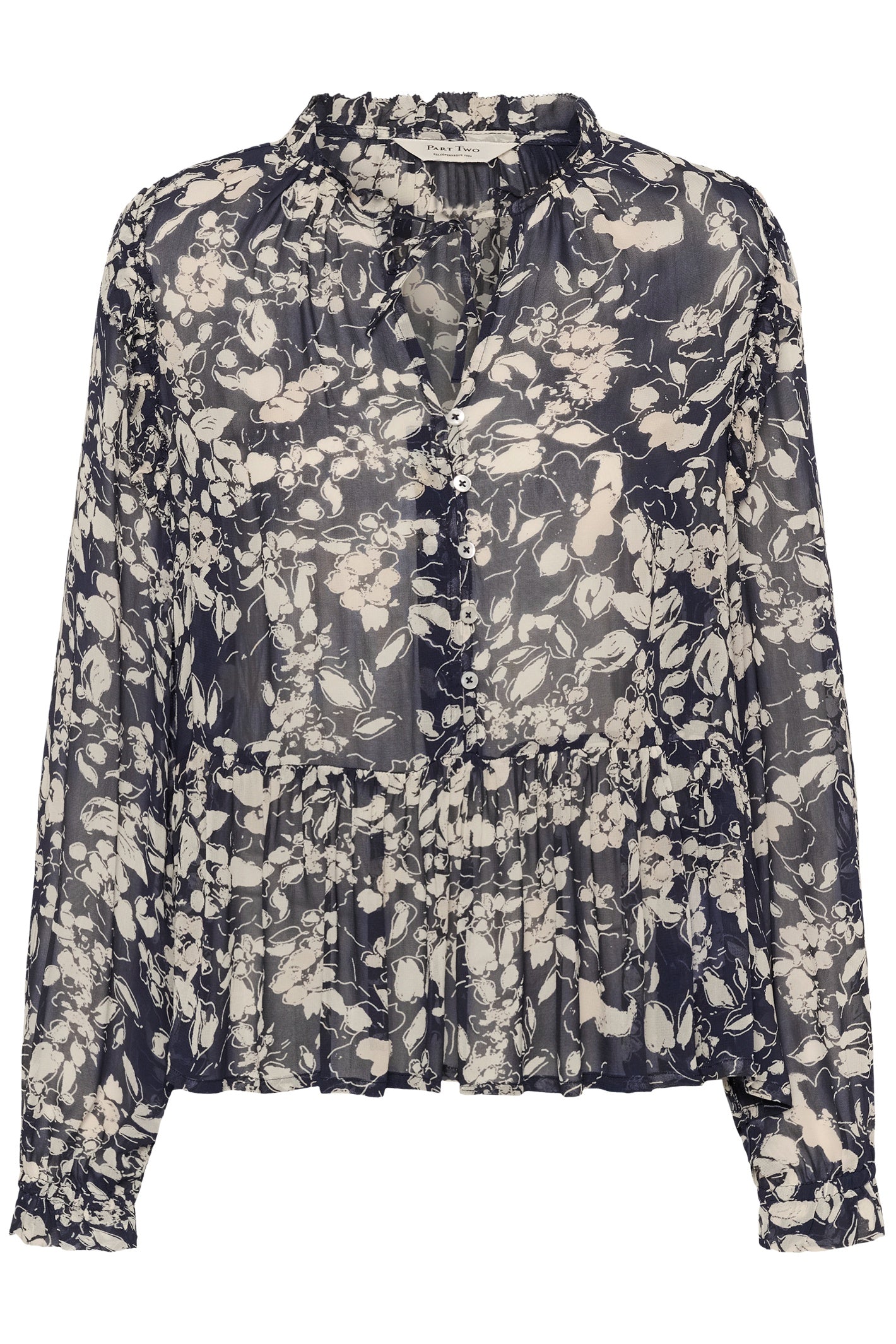 Part Two 30310376 AlfridaPW After Midnight Art Flower Blouse with floral print, Shop Part Two at Dotique