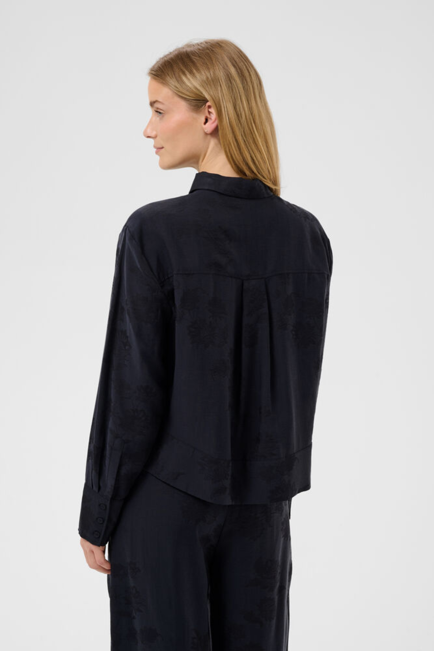 Part Two CarollaPW Shirt Dark Navy Flower Jaq 30310863