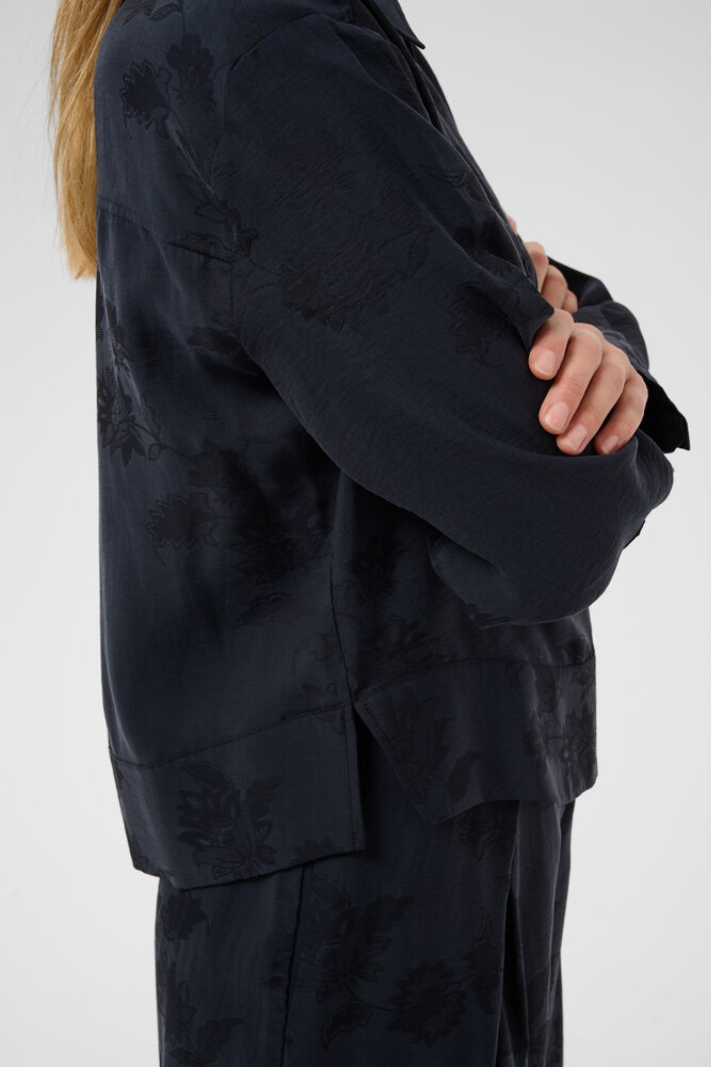 Part Two CarollaPW Shirt Dark Navy Flower Jaq 30310863