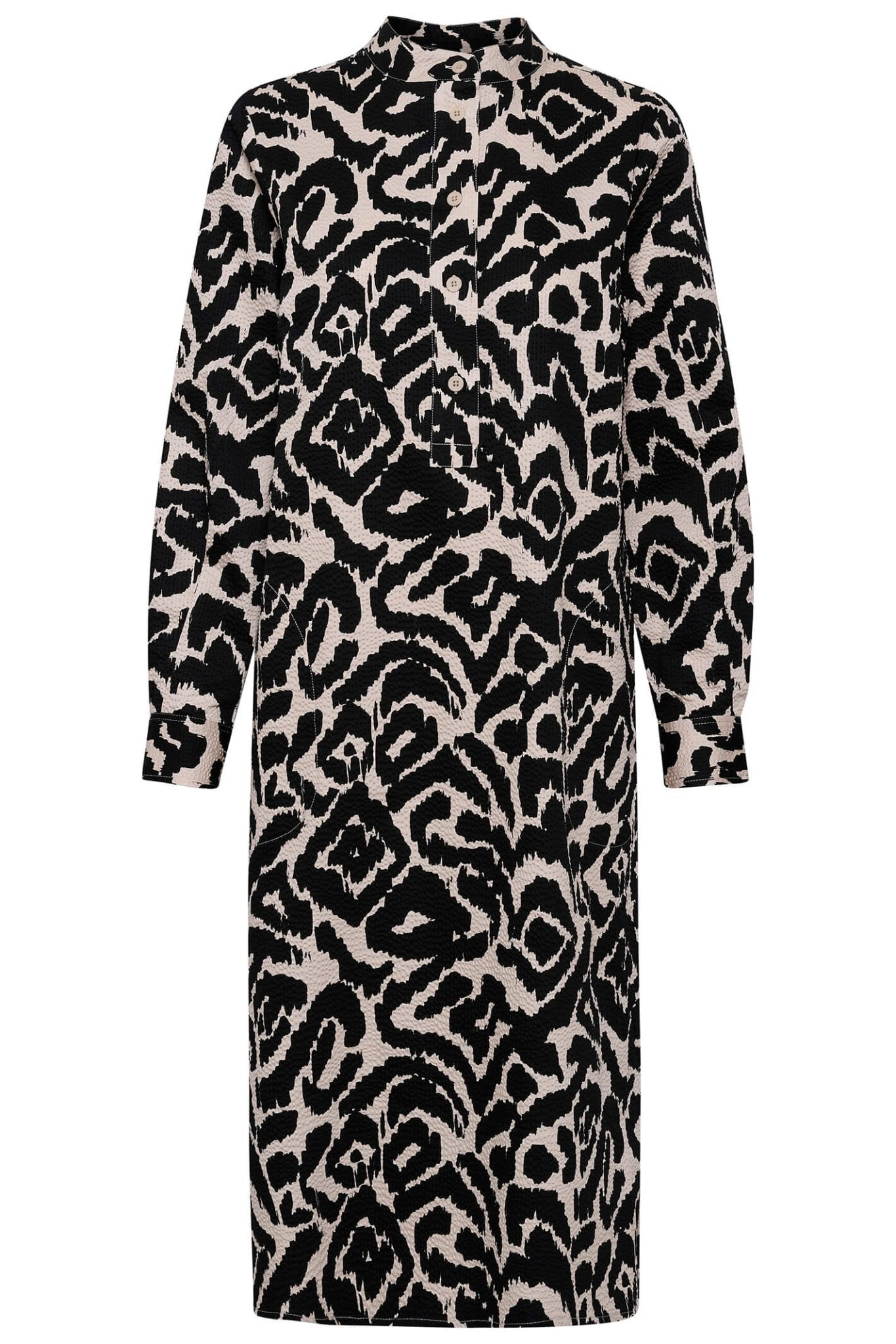 Part Two CassiePW 30307993 Black Blurred Leo Dress - Dotique