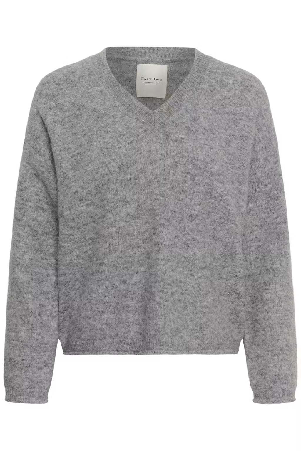 Part Two ChanillaPW Jumper Grey Melange 30310842