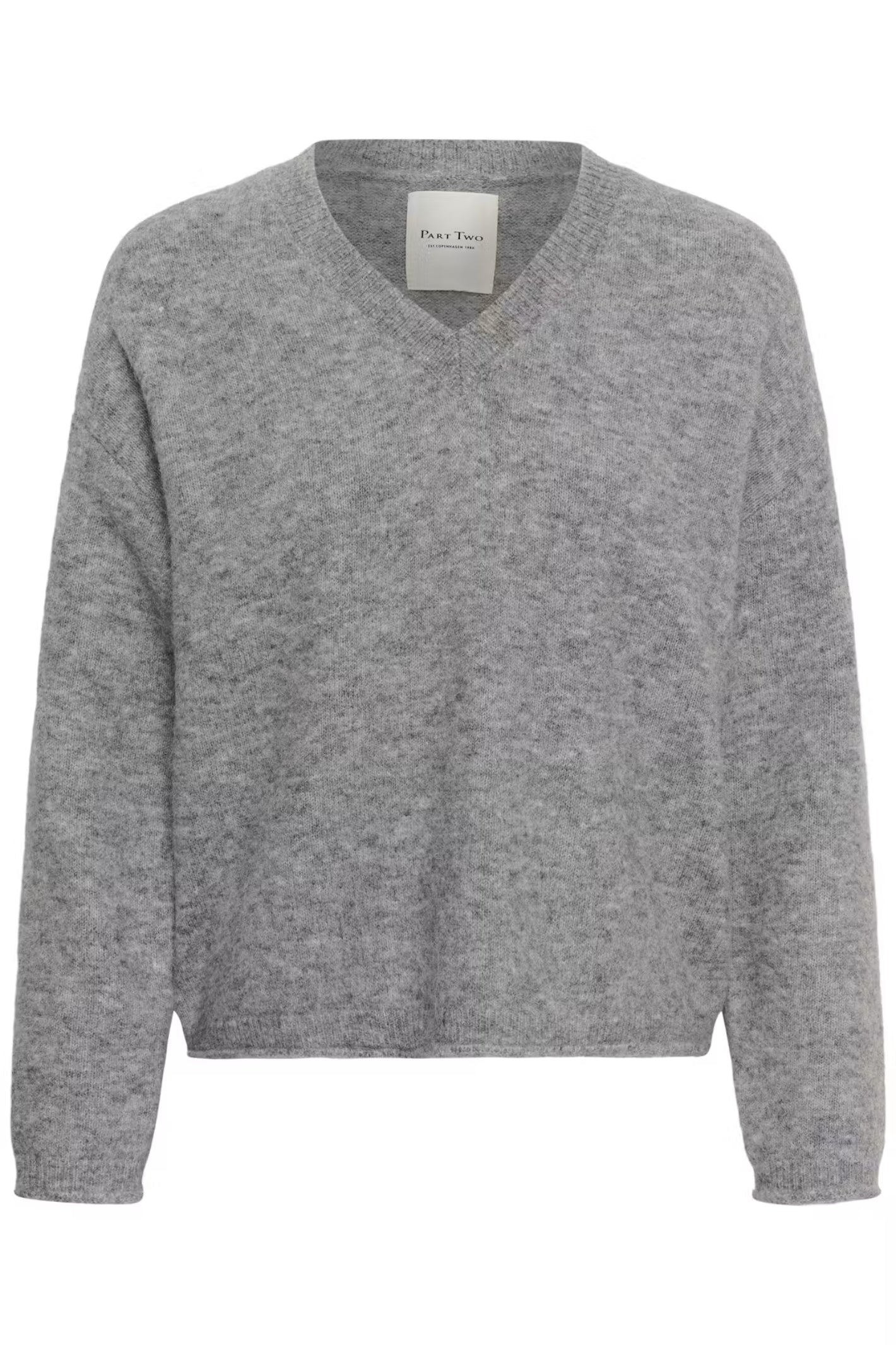Part Two ChanillaPW Jumper Grey Melange 30310842
