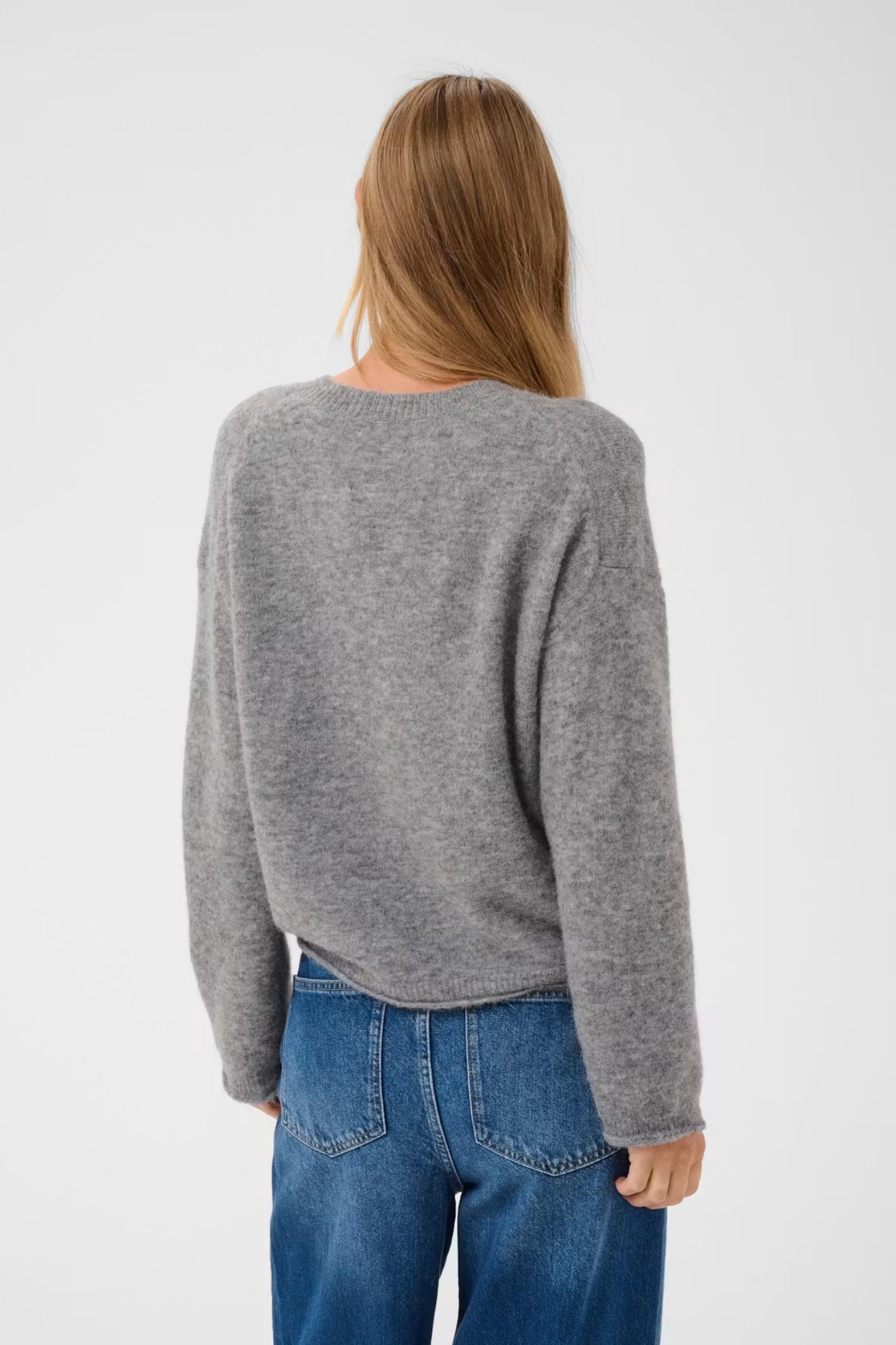 Part Two ChanillaPW Jumper Grey Melange 30310842