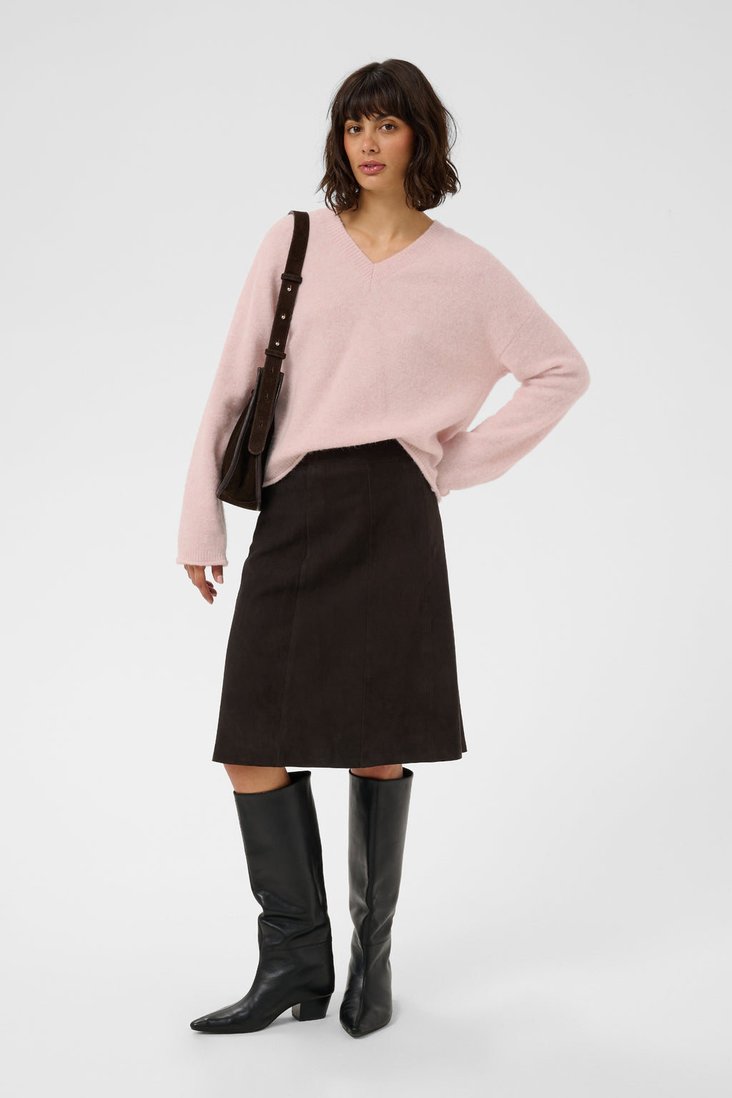 Part Two ChanillaPW Jumper Light Pink Melange 30310842